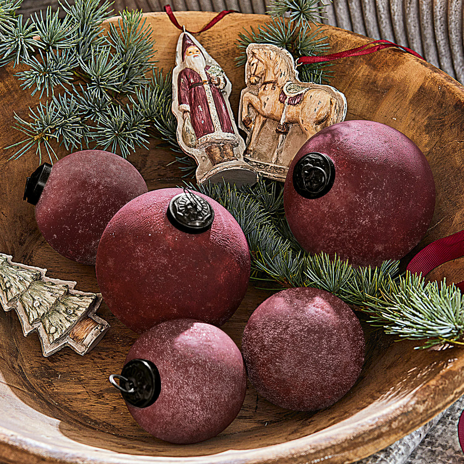 Set de 6 adornos navideños Matrah