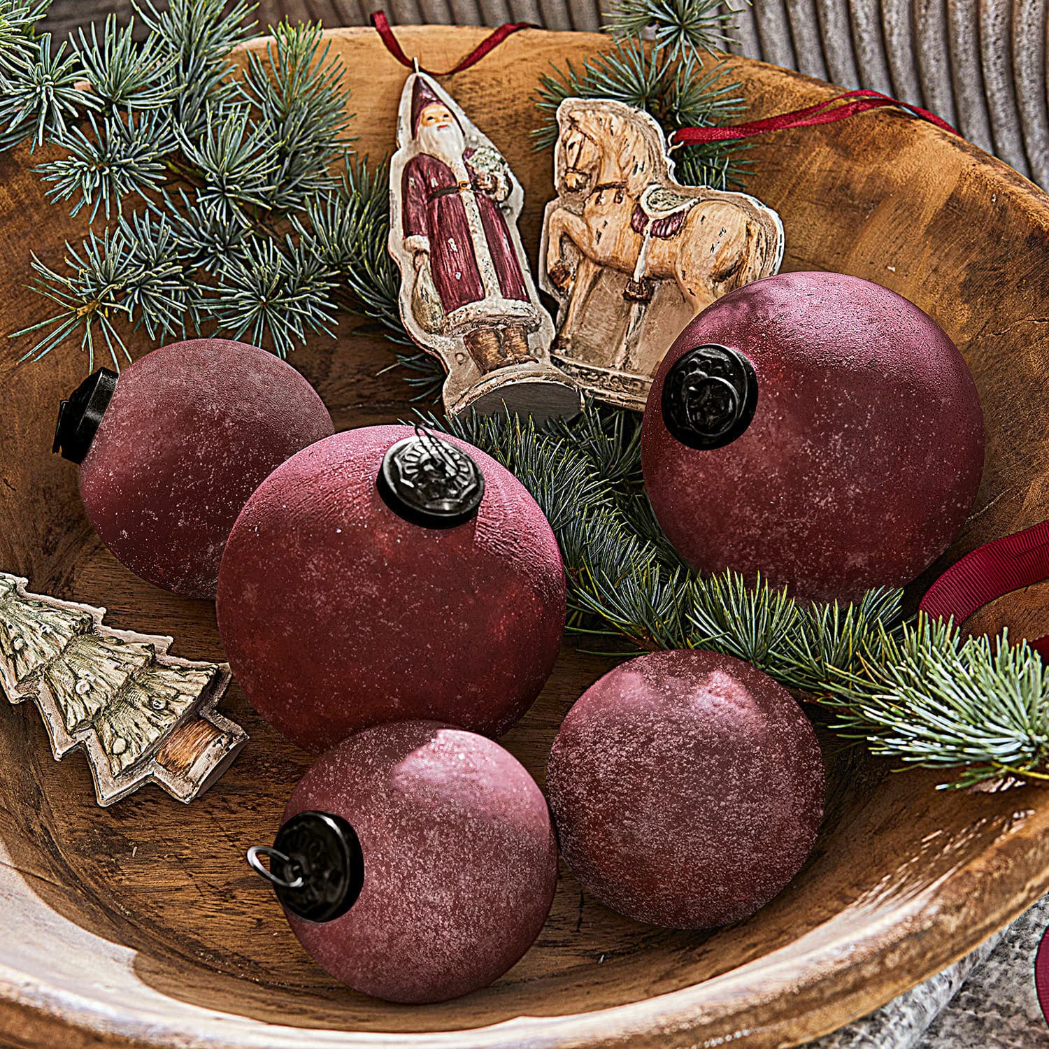 Set de 6 adornos navideños Matrah
