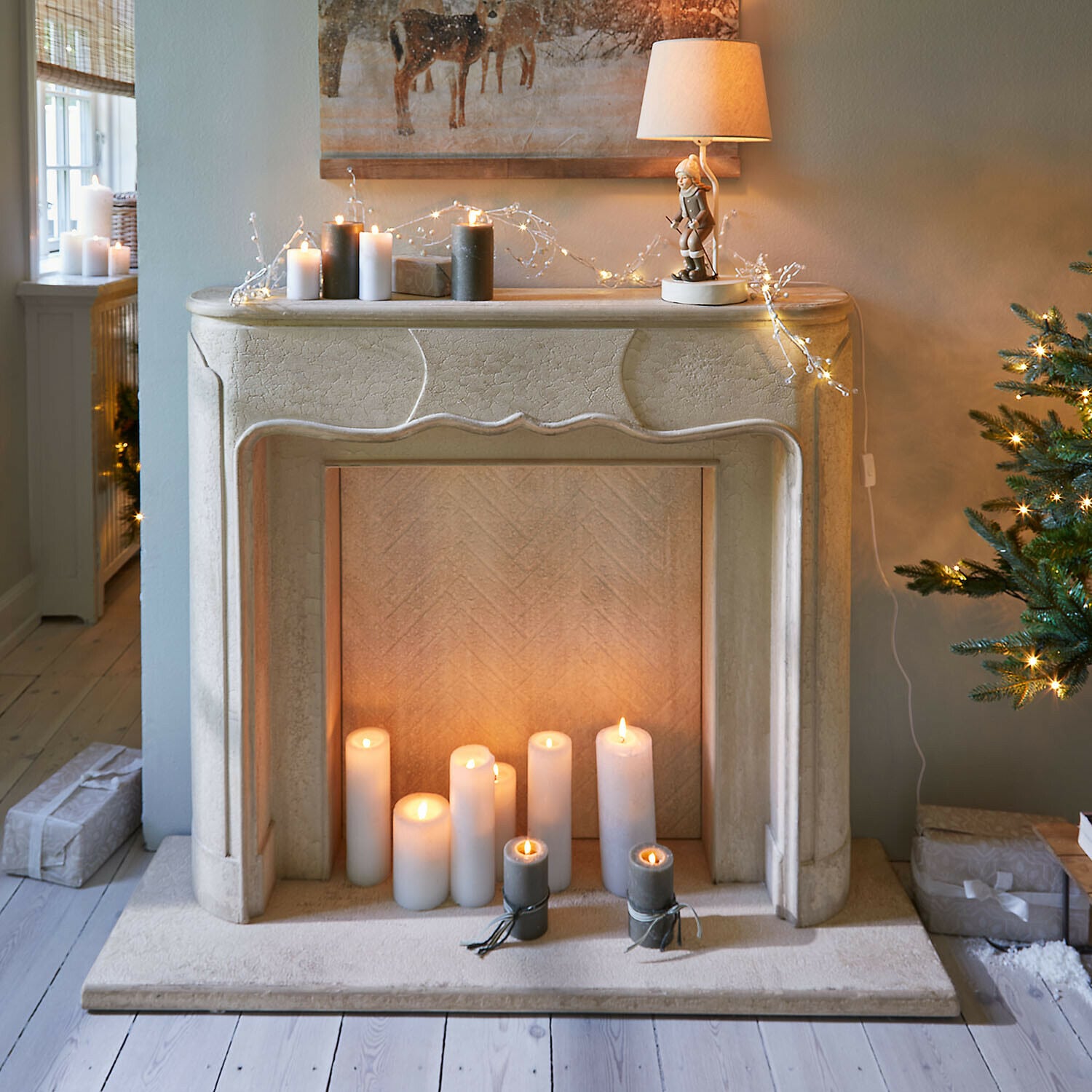 Consola de chimenea Clairmonde