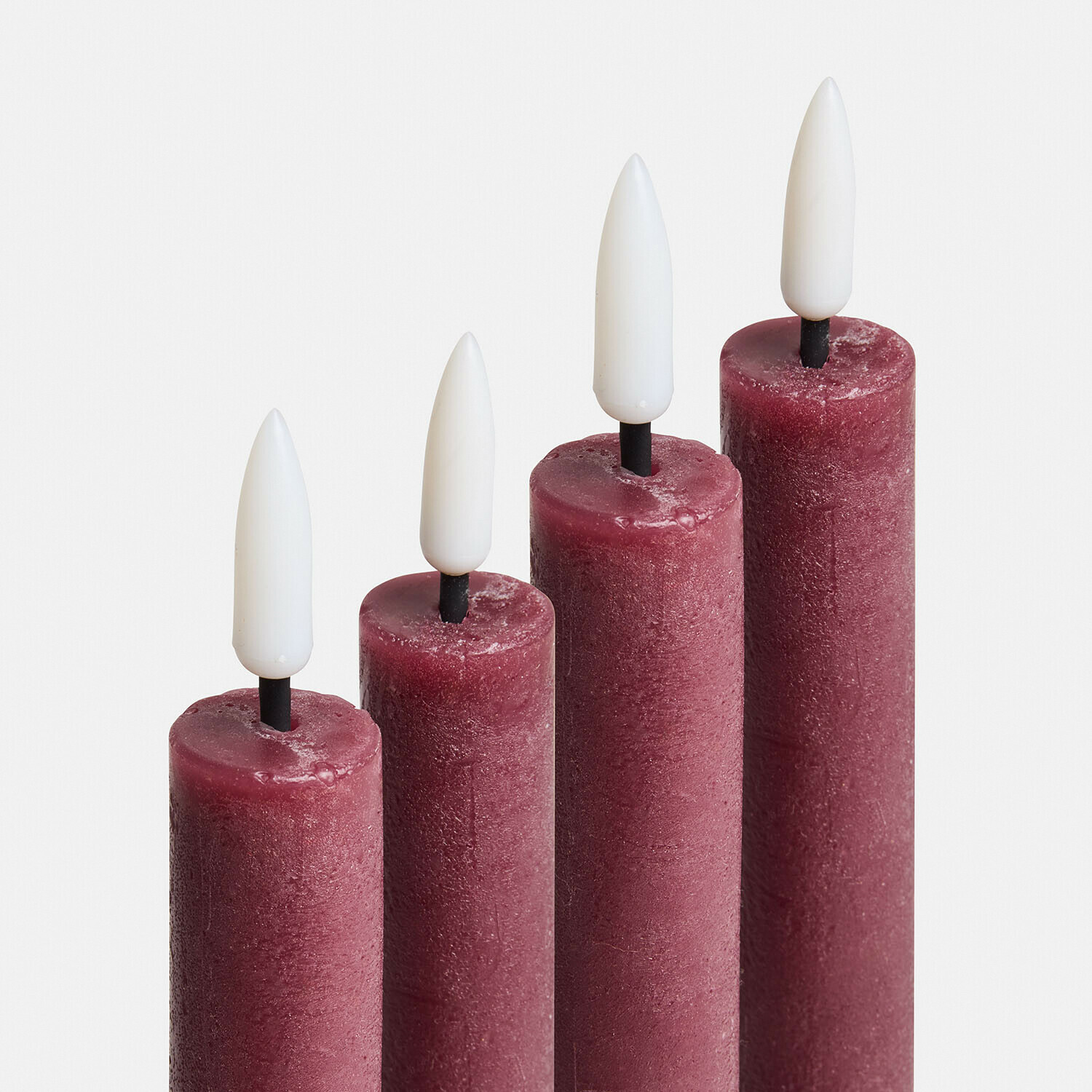 Set de 4 velas LED alargadas Eldsora