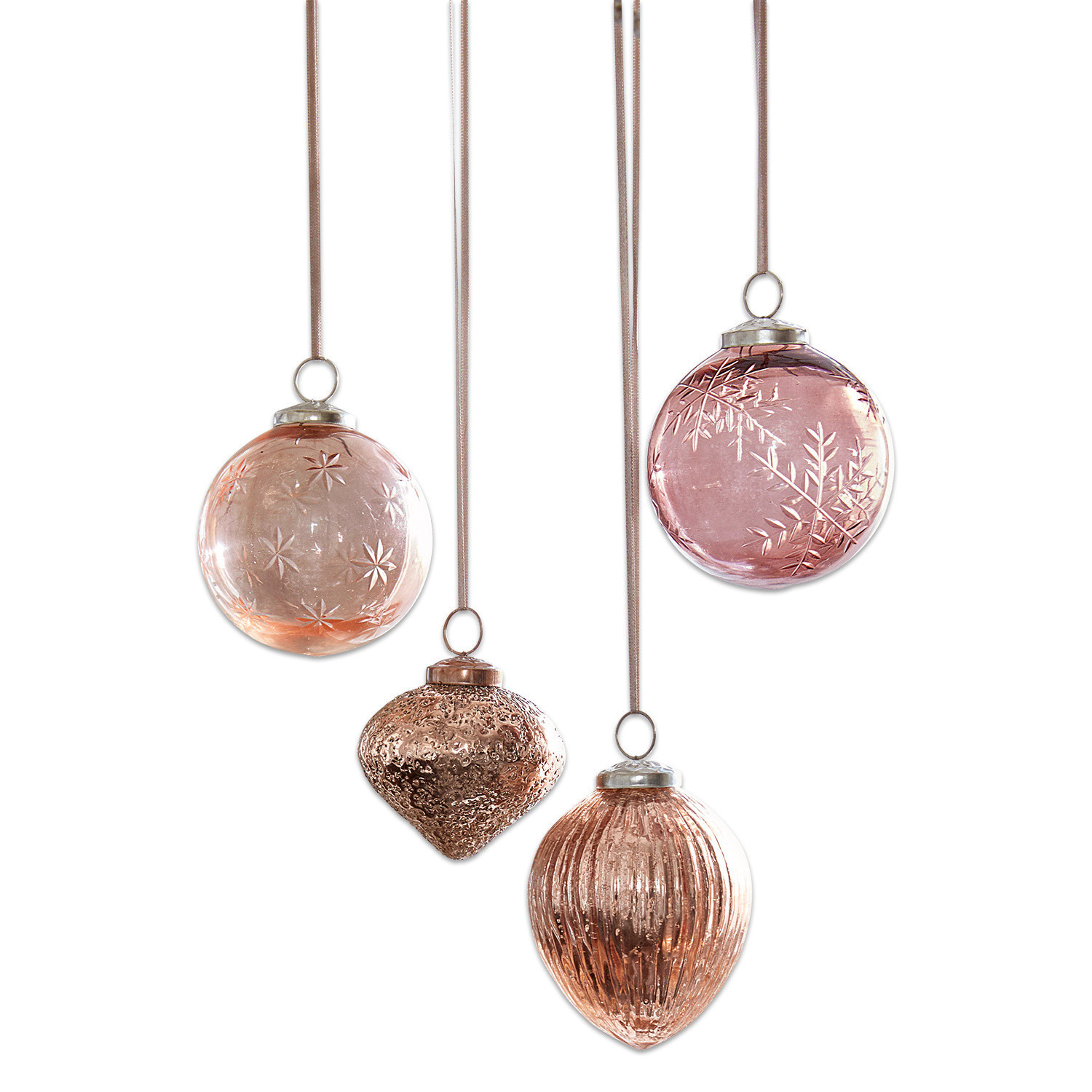 Set de 4 adornos navideños Katie