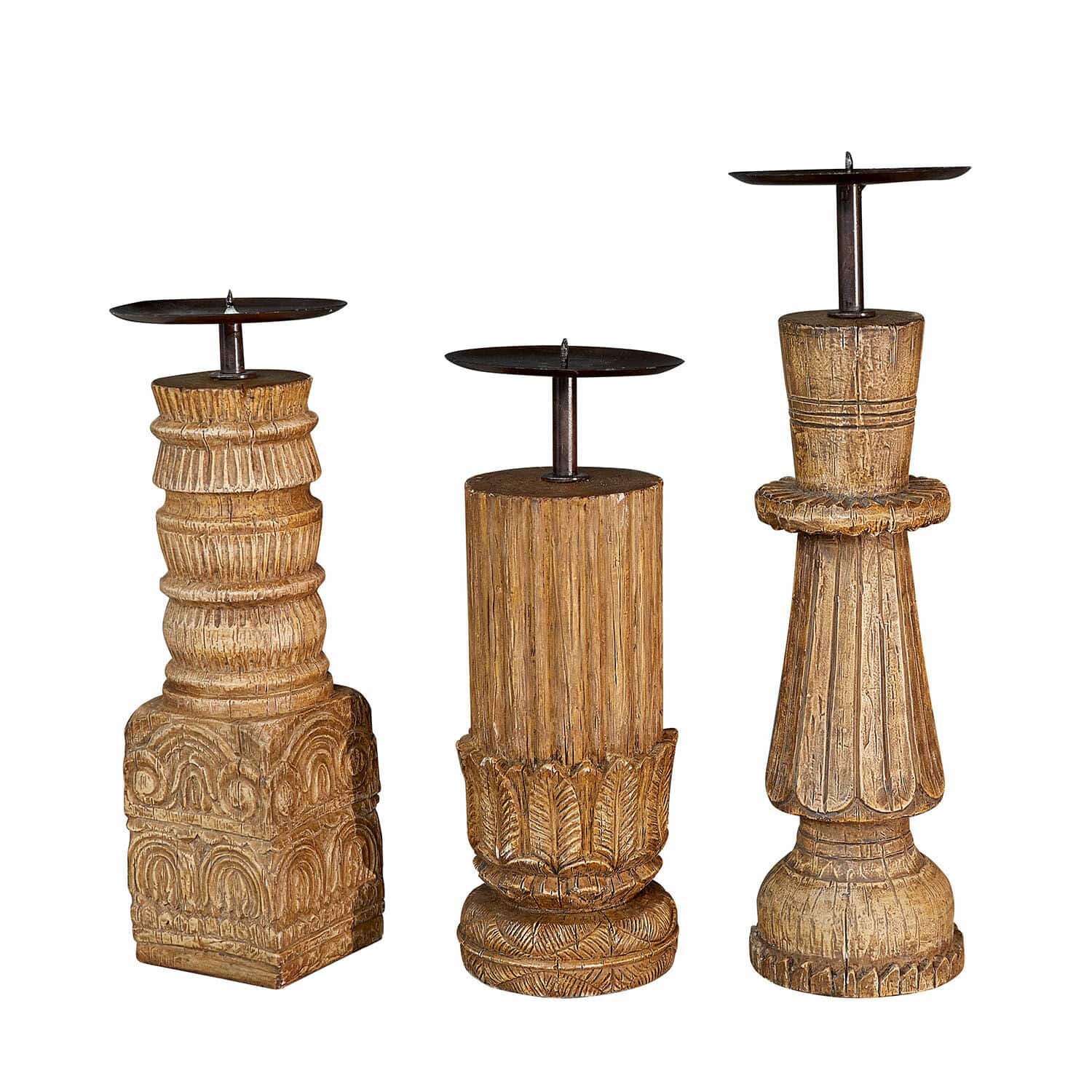 Set de 3 candeleros Zahirah