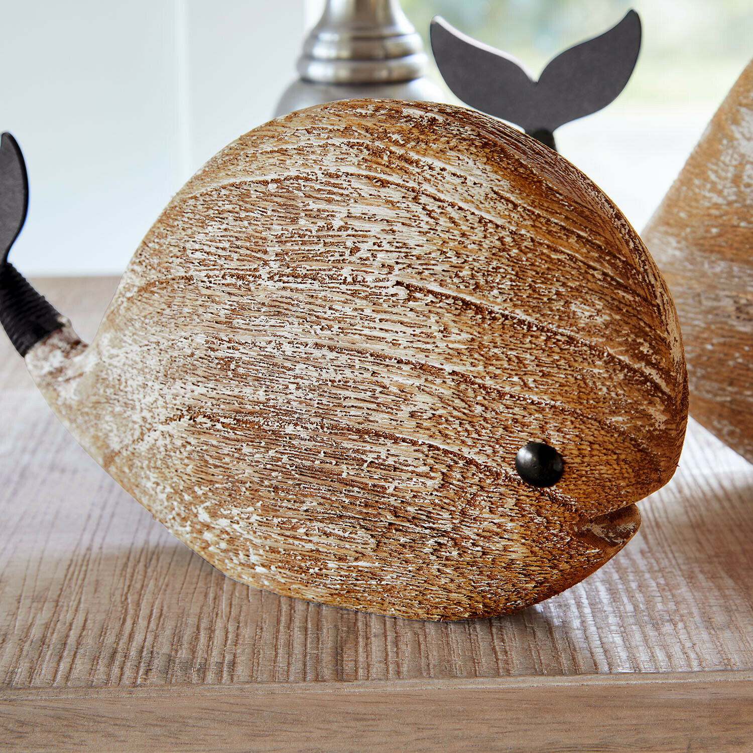 Set de 2 ballenas decorativas Brisdon