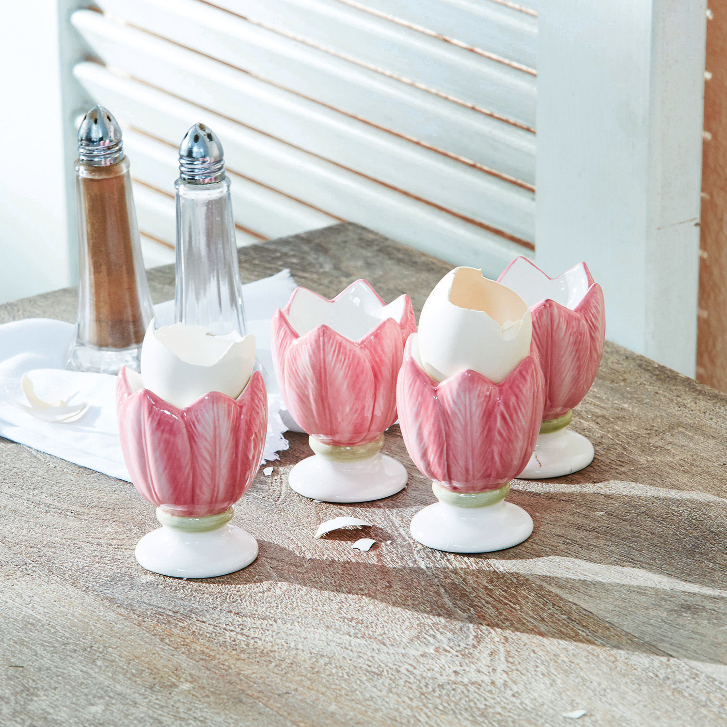 Set de 4 hueveras Mireille