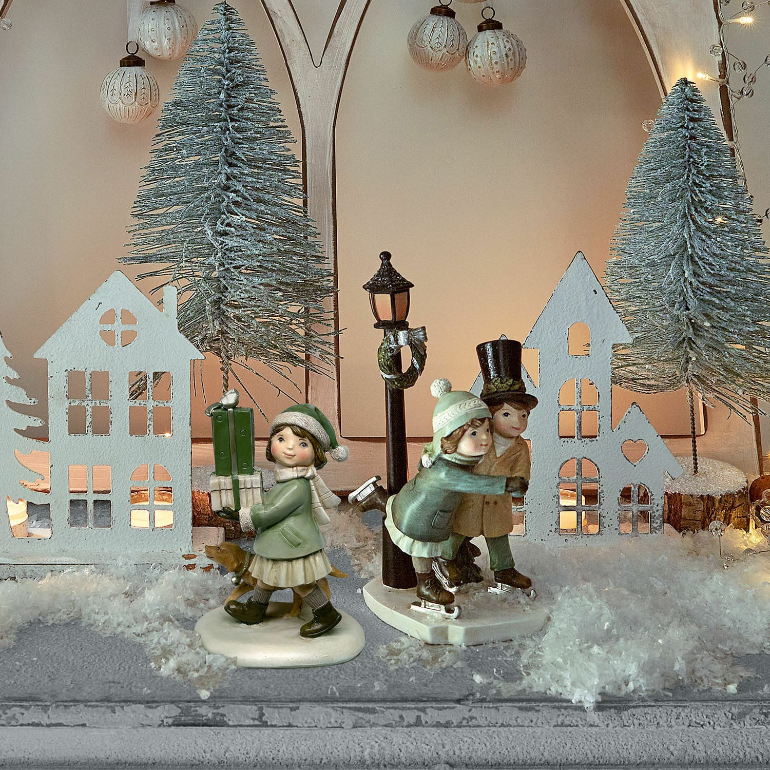 Set de 2 figuras decorativas Marquelline