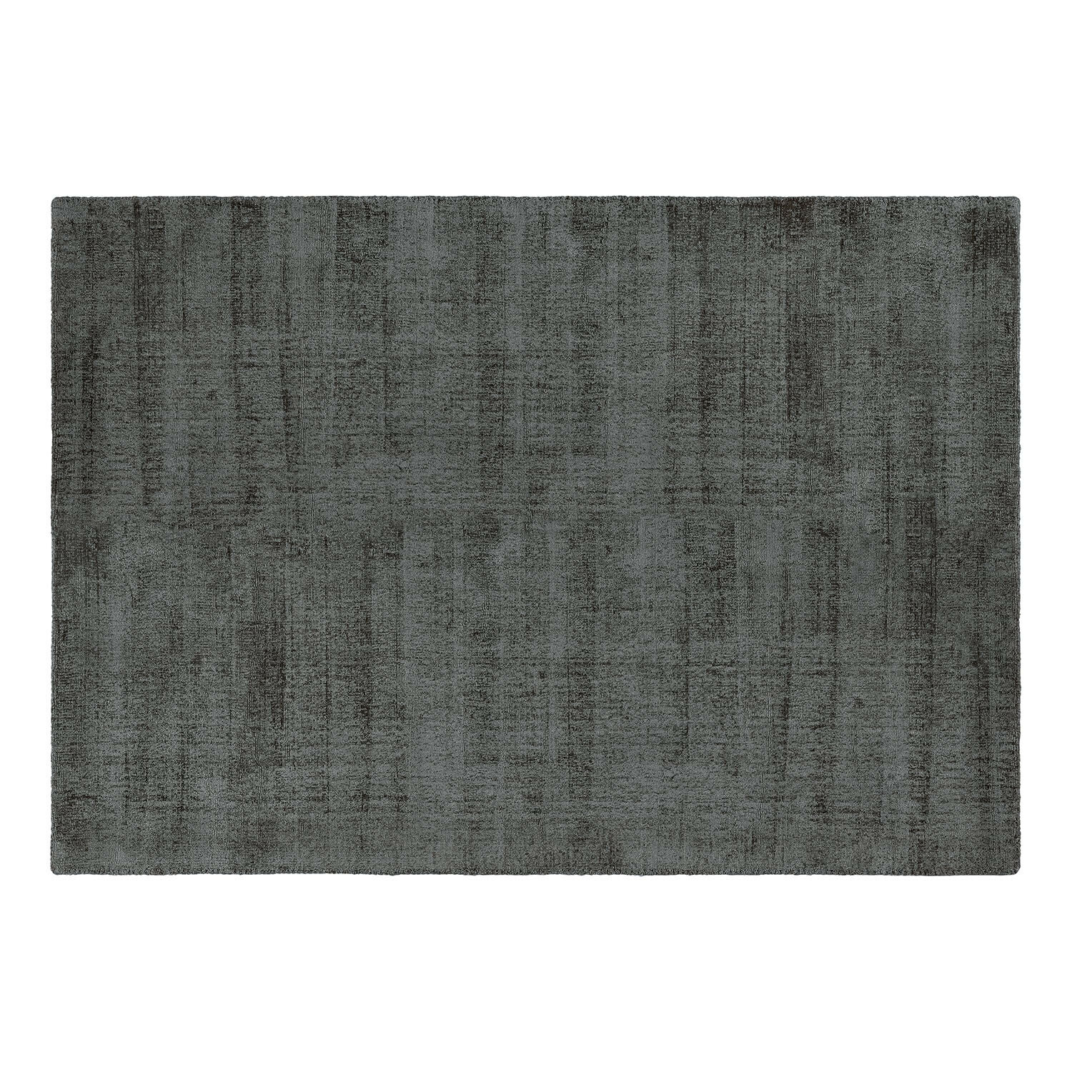 Alfombra gris con textura suave, ideal para interiores modernos