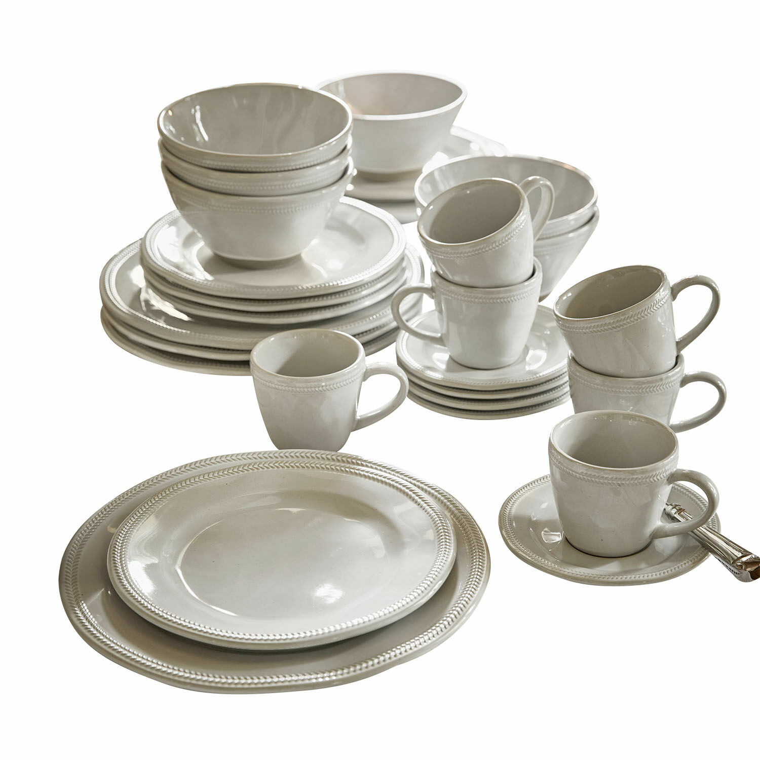 Set de 30 piezas de vajilla Norrvik