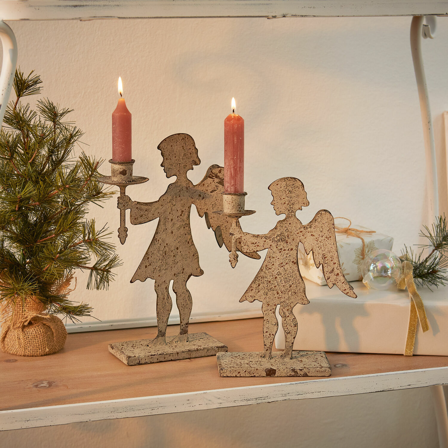 Set de 2 candeleros Zarnay
