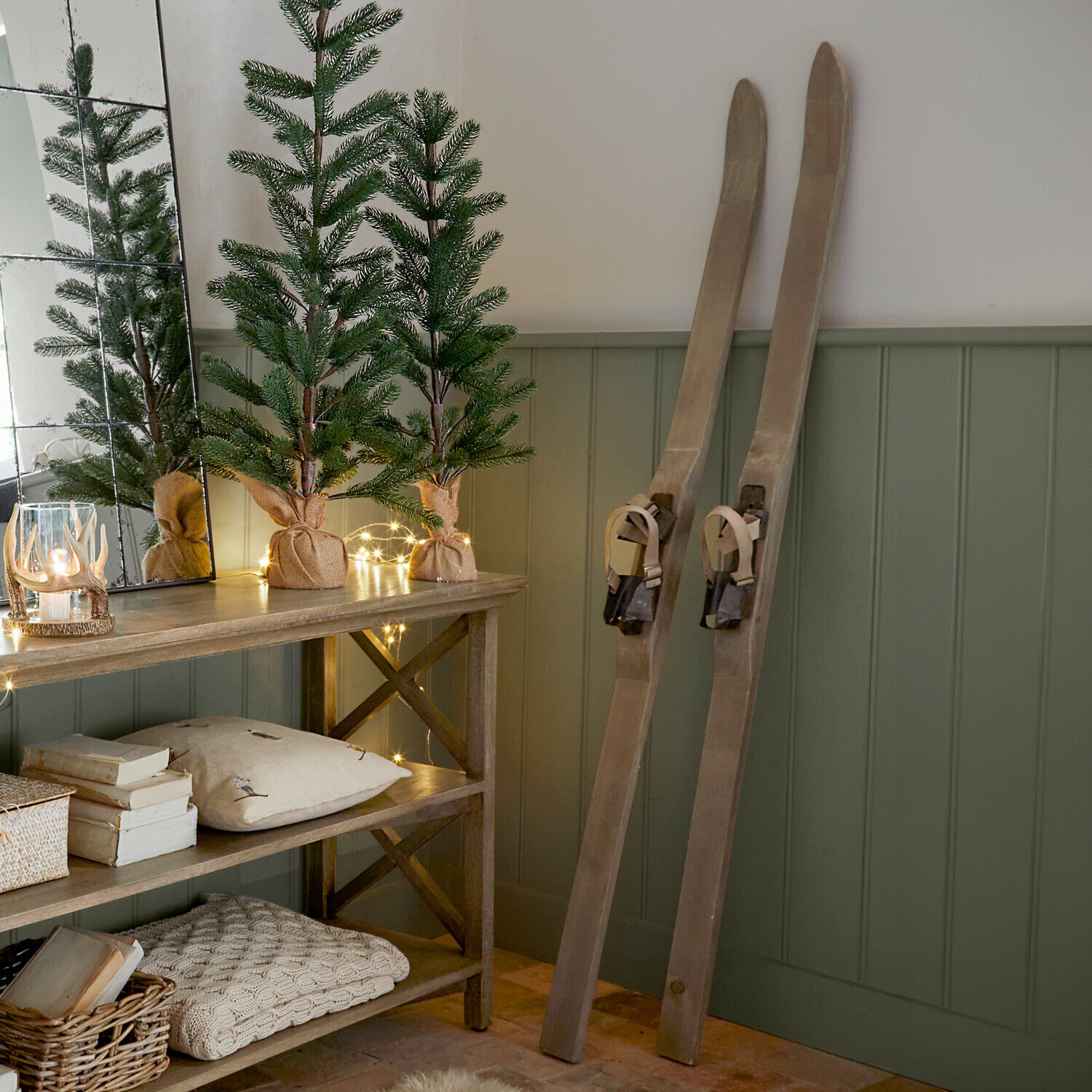 Set de 2 esquís decorativos Lambeth Set de 2 esquís decorativos Lambeth