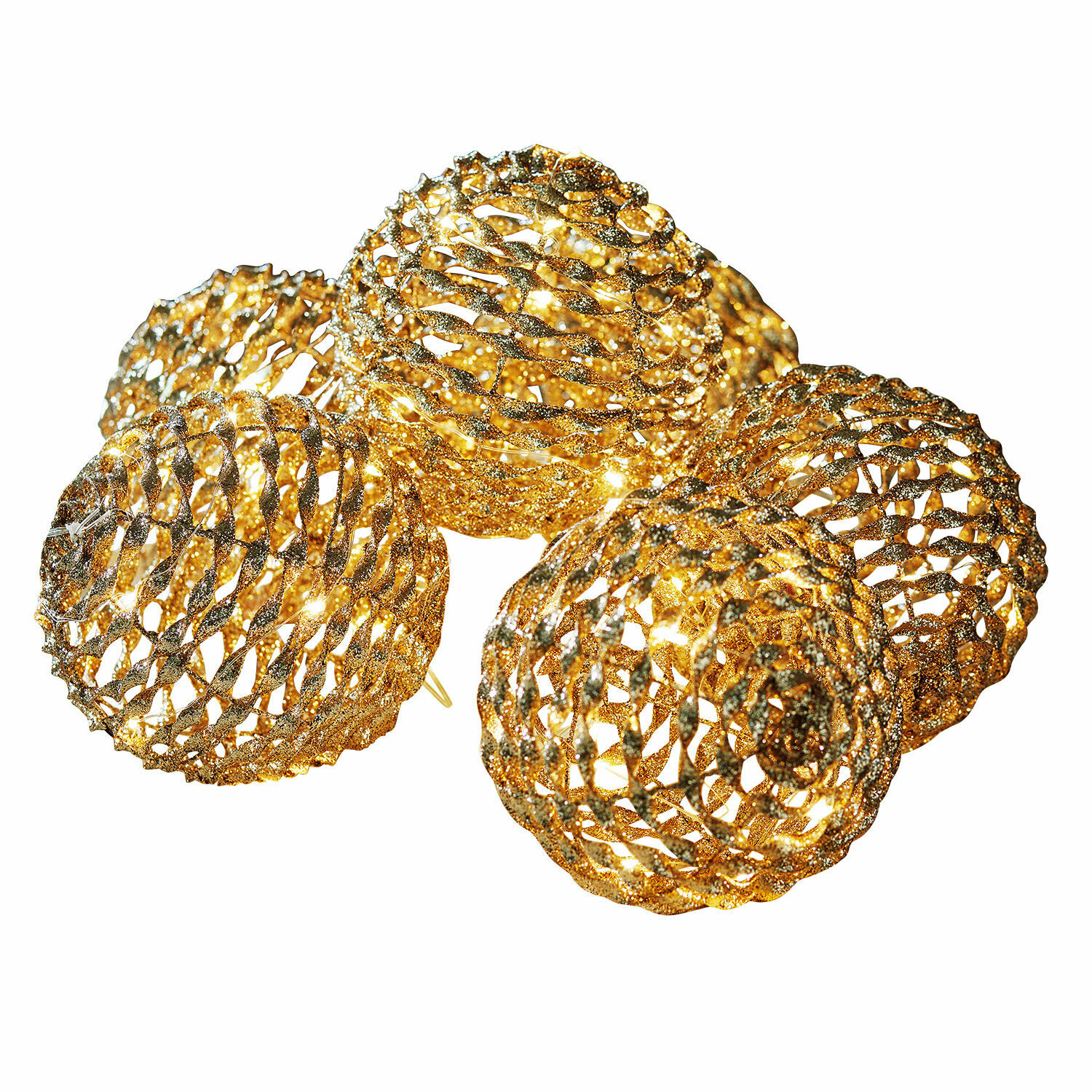Set de 6 bolas luminosas LED Serivane