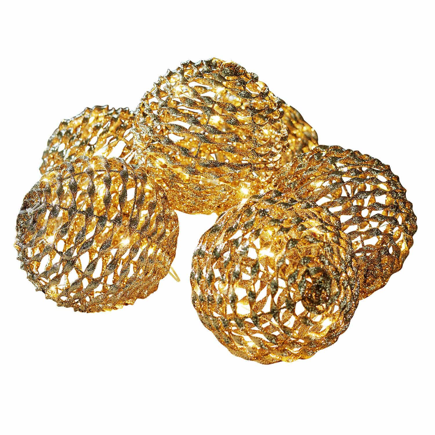 Set de 6 bolas luminosas LED Serivane