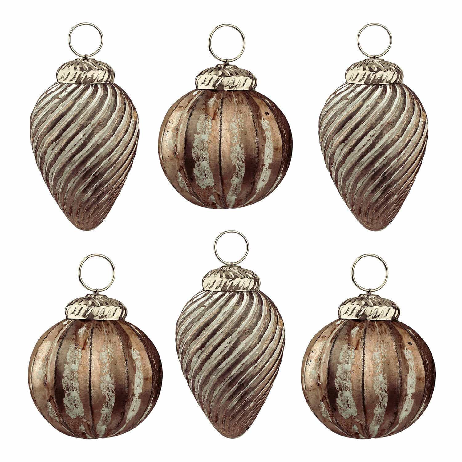 Set de 6 adornos navideños Miras