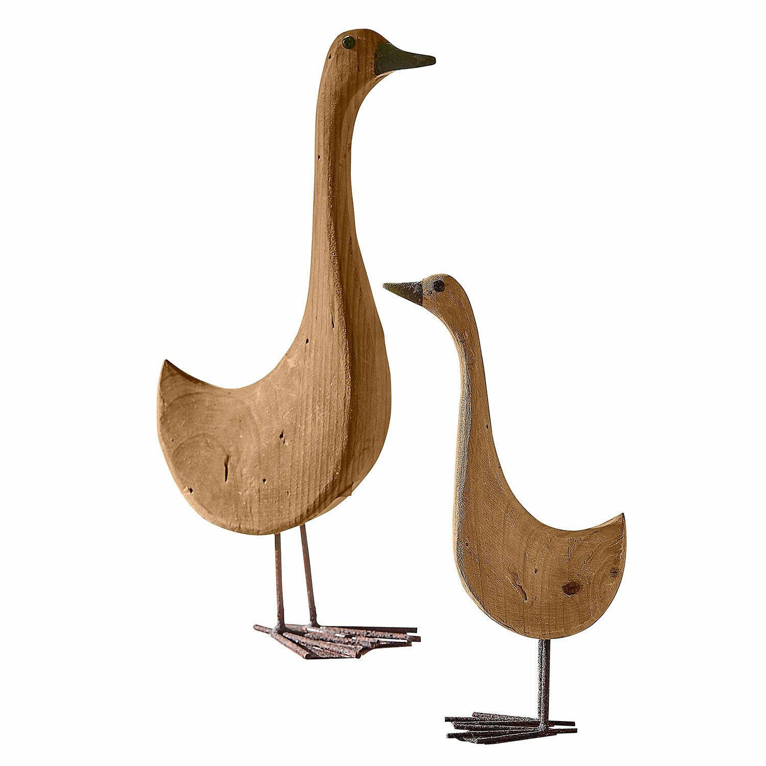 Set de 2 gansos decorativos Amiraz