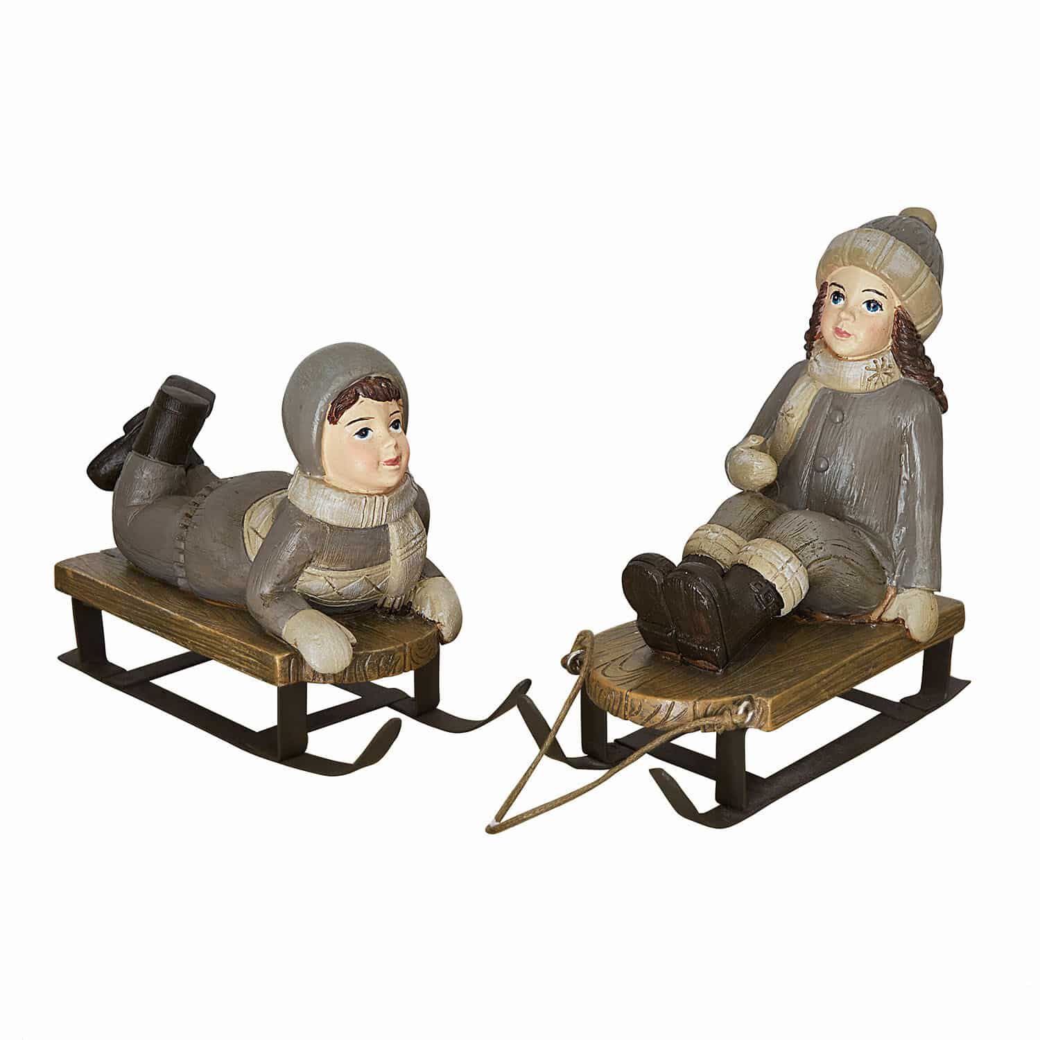 Set de 2 figuras decorativas Xavienne