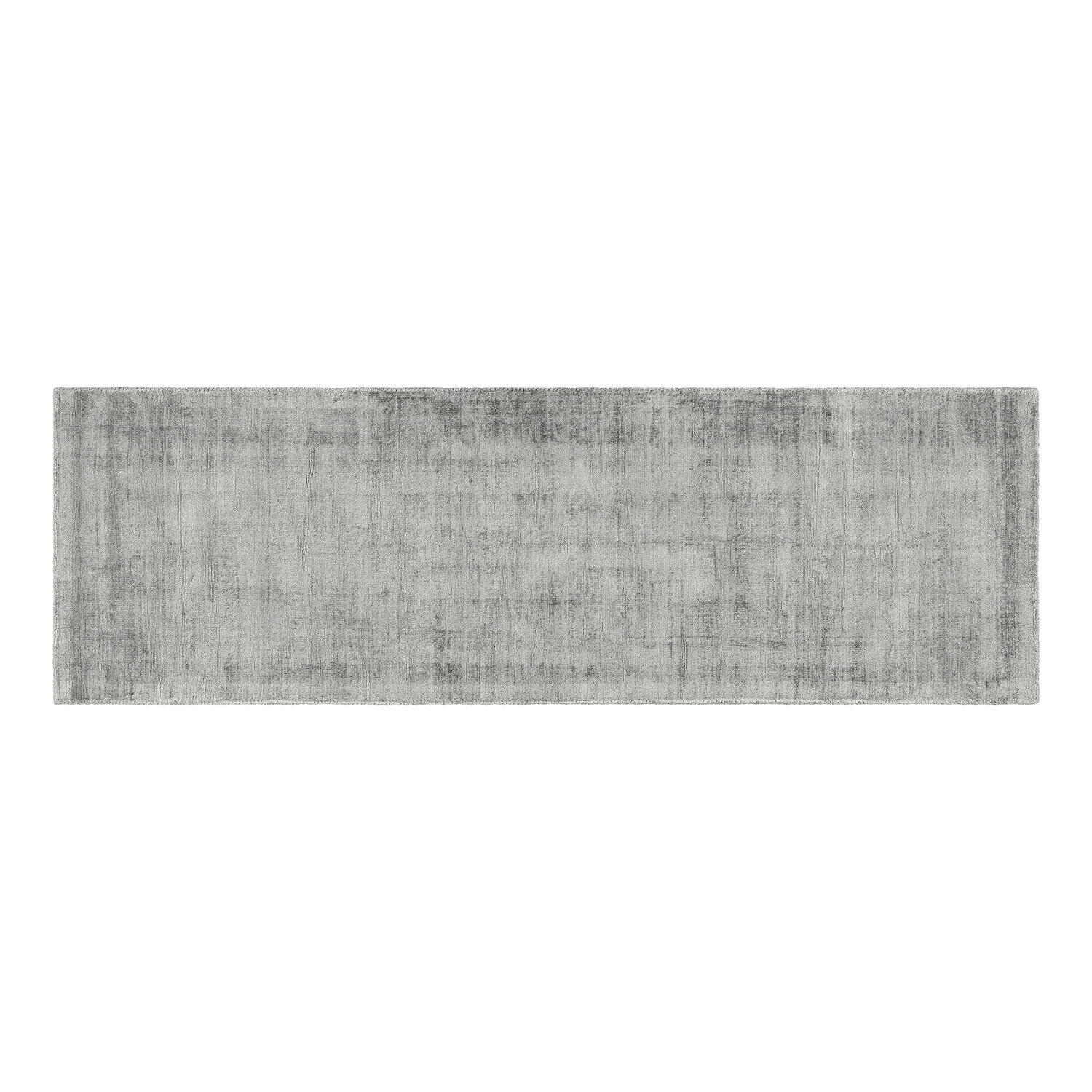 Alfombra Mariselle Alfombra larga gris con textura sutil, ideal para interiores modernos, decoración de suelos