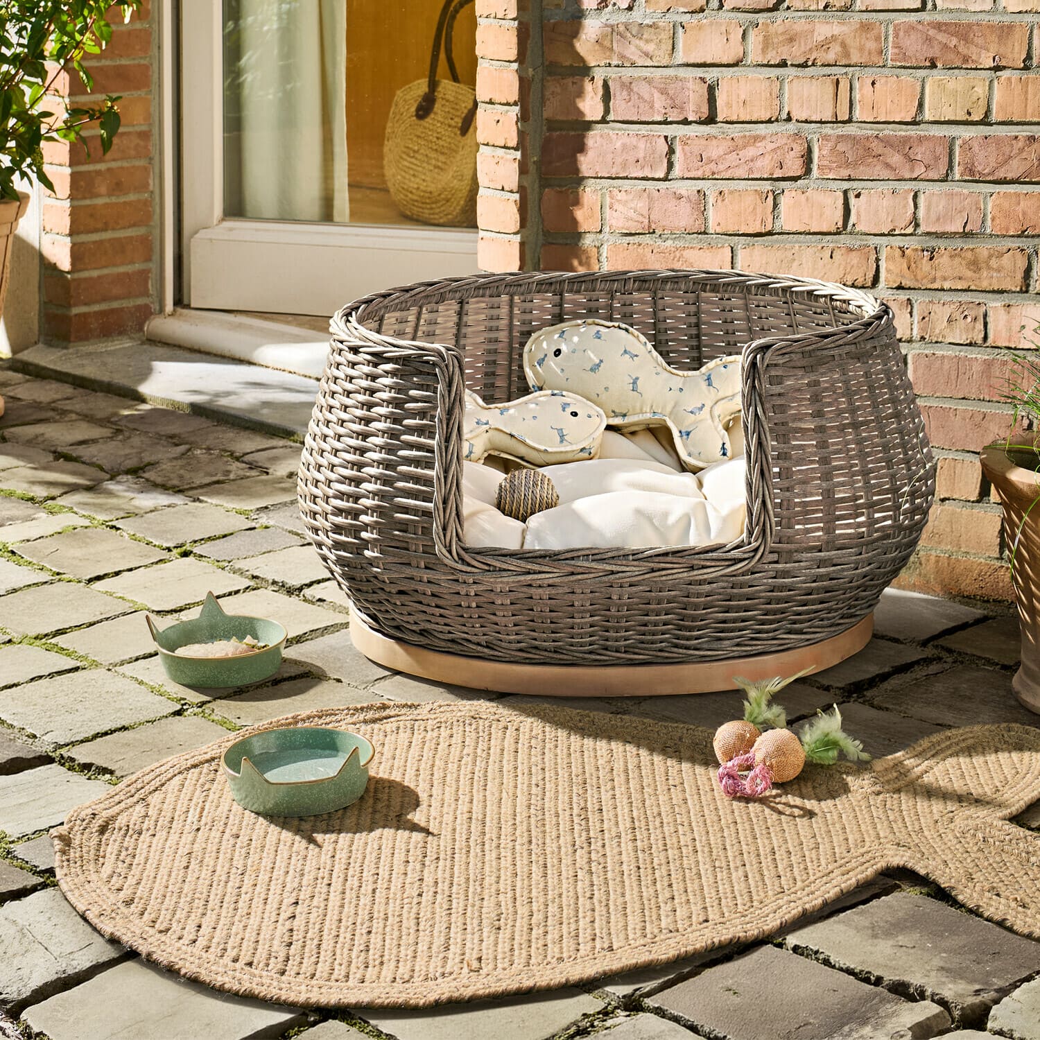 Set de 2 comederos Biarré