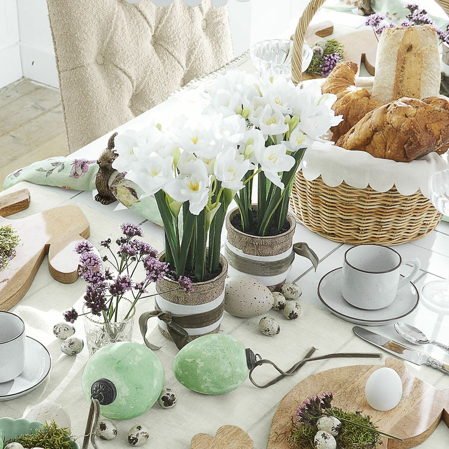 Set de 2 flores decorativas Soralen