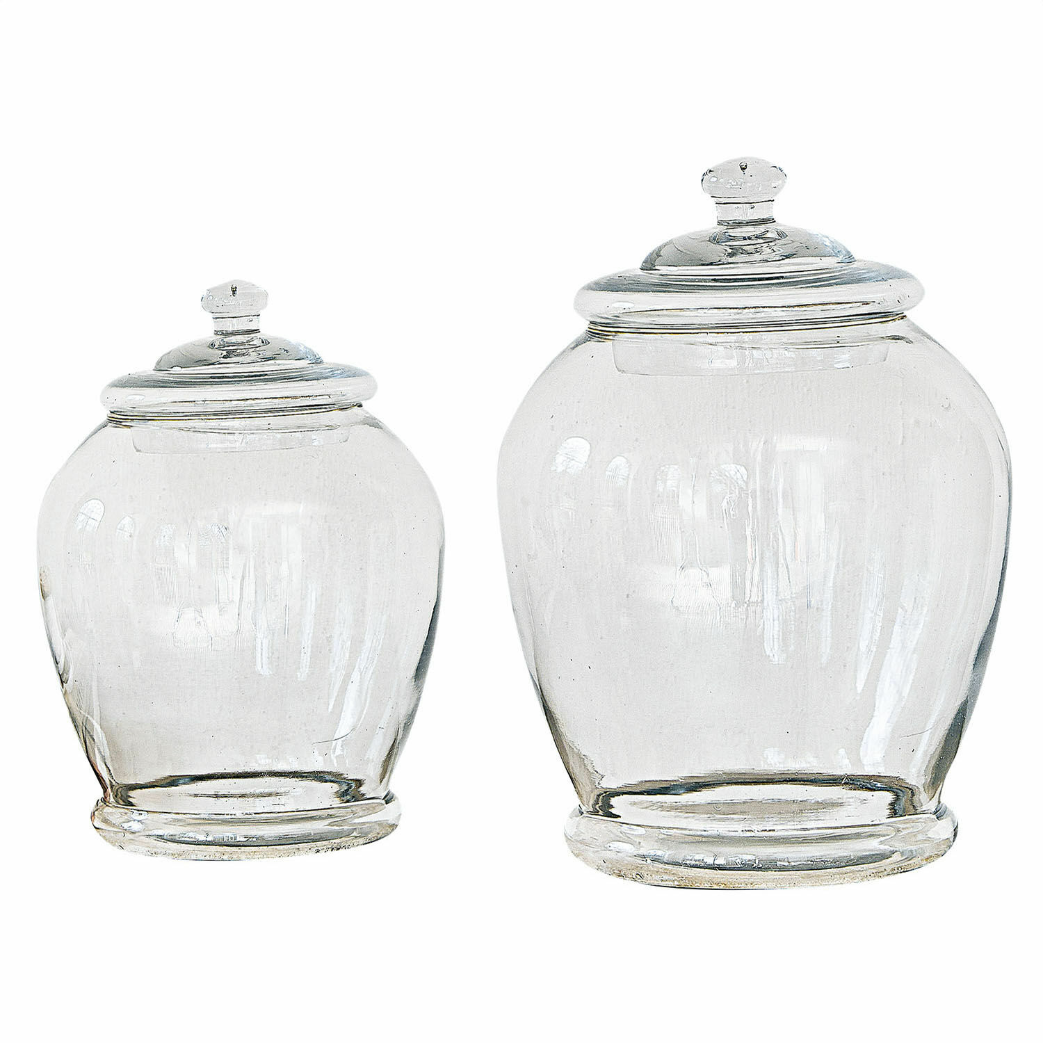 Set de 2 tarros de cristal Kiama