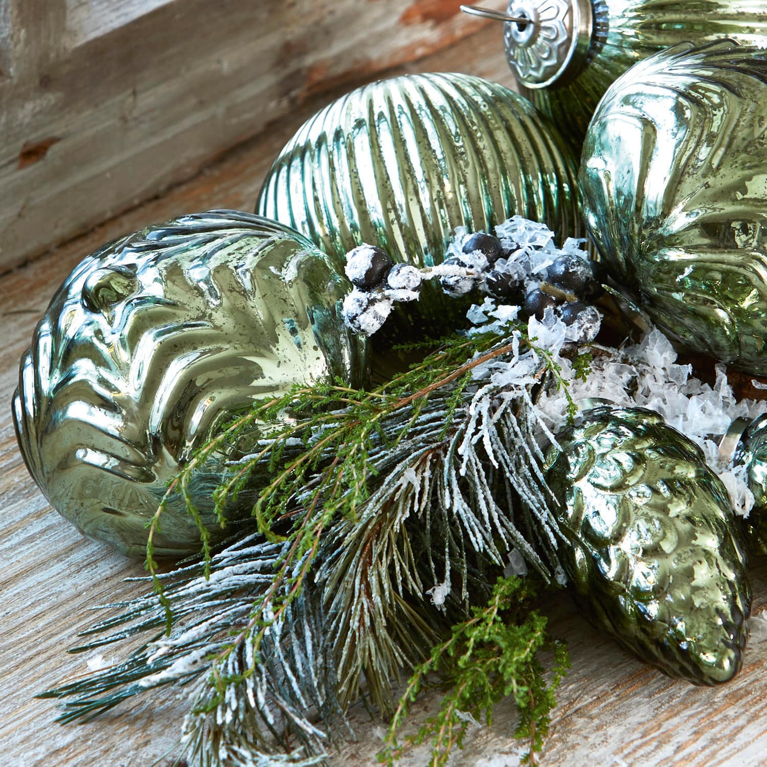 Set de 6 adornos navideños Silverhill