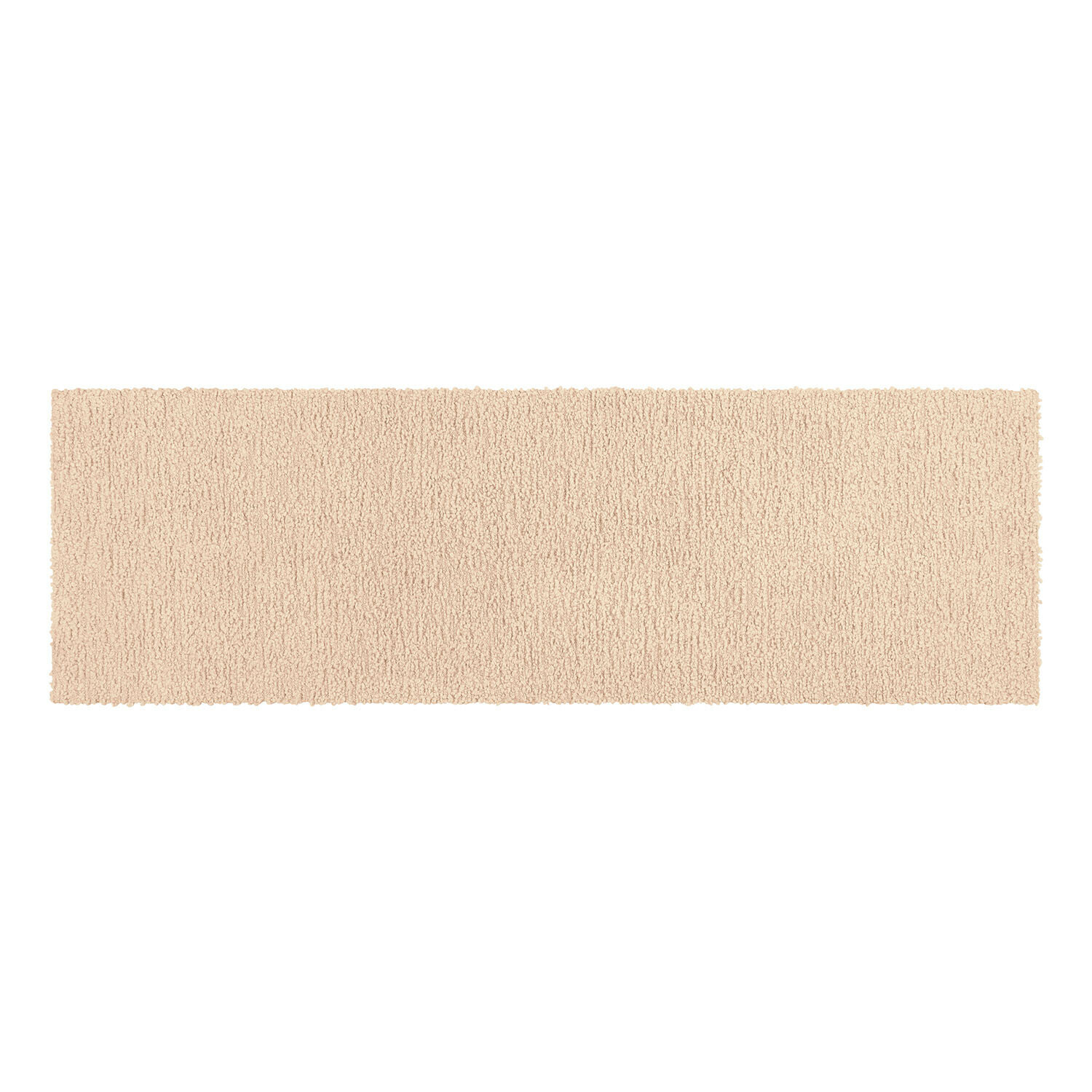 marrón claro Alfombra pasillera Kaleema color marrón claro con textura suave, ideal para decorar y proteger suelos