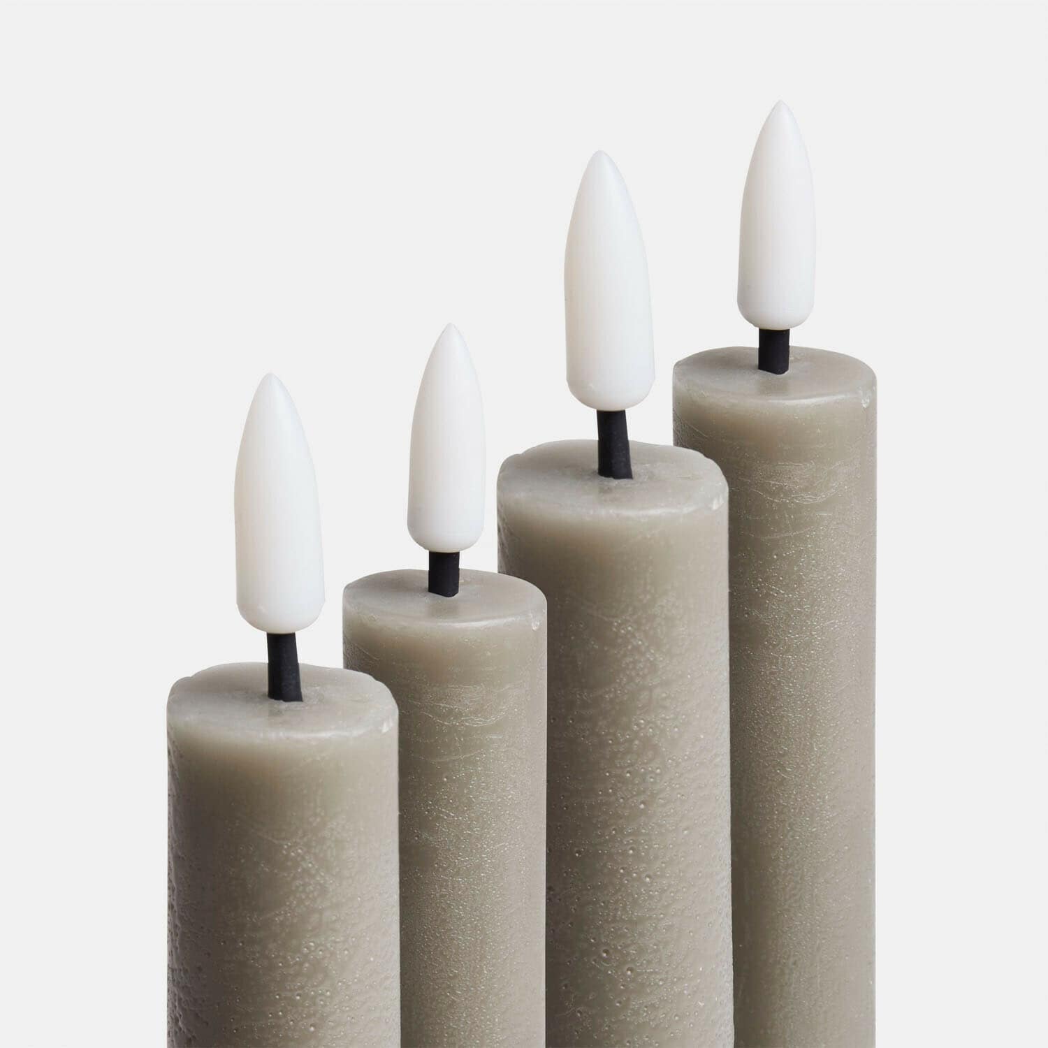Set de 4 velas LED alargadas Eldsora