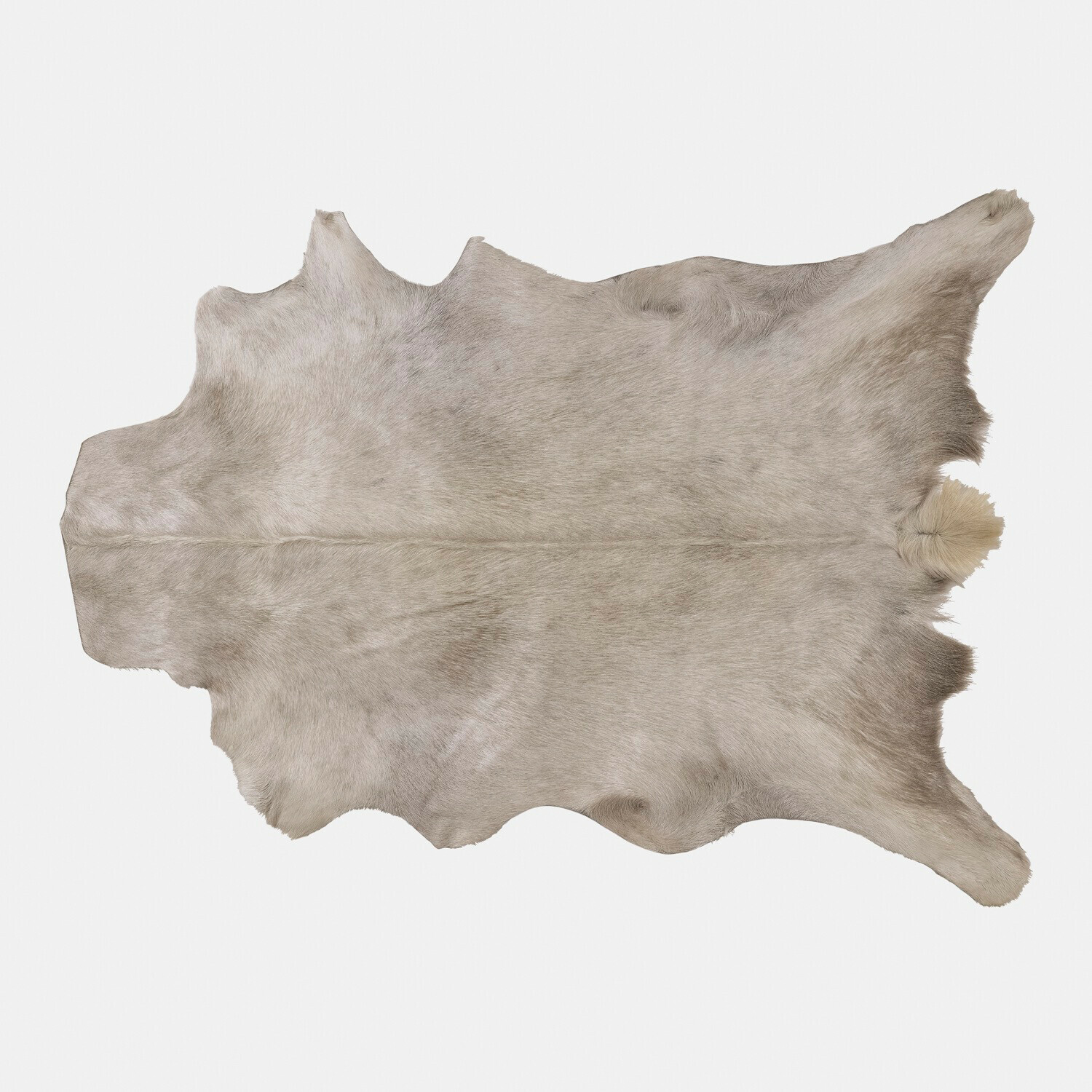 crema Alfombra de piel de cabra color crema con textura natural, decoración interior suave y duradera