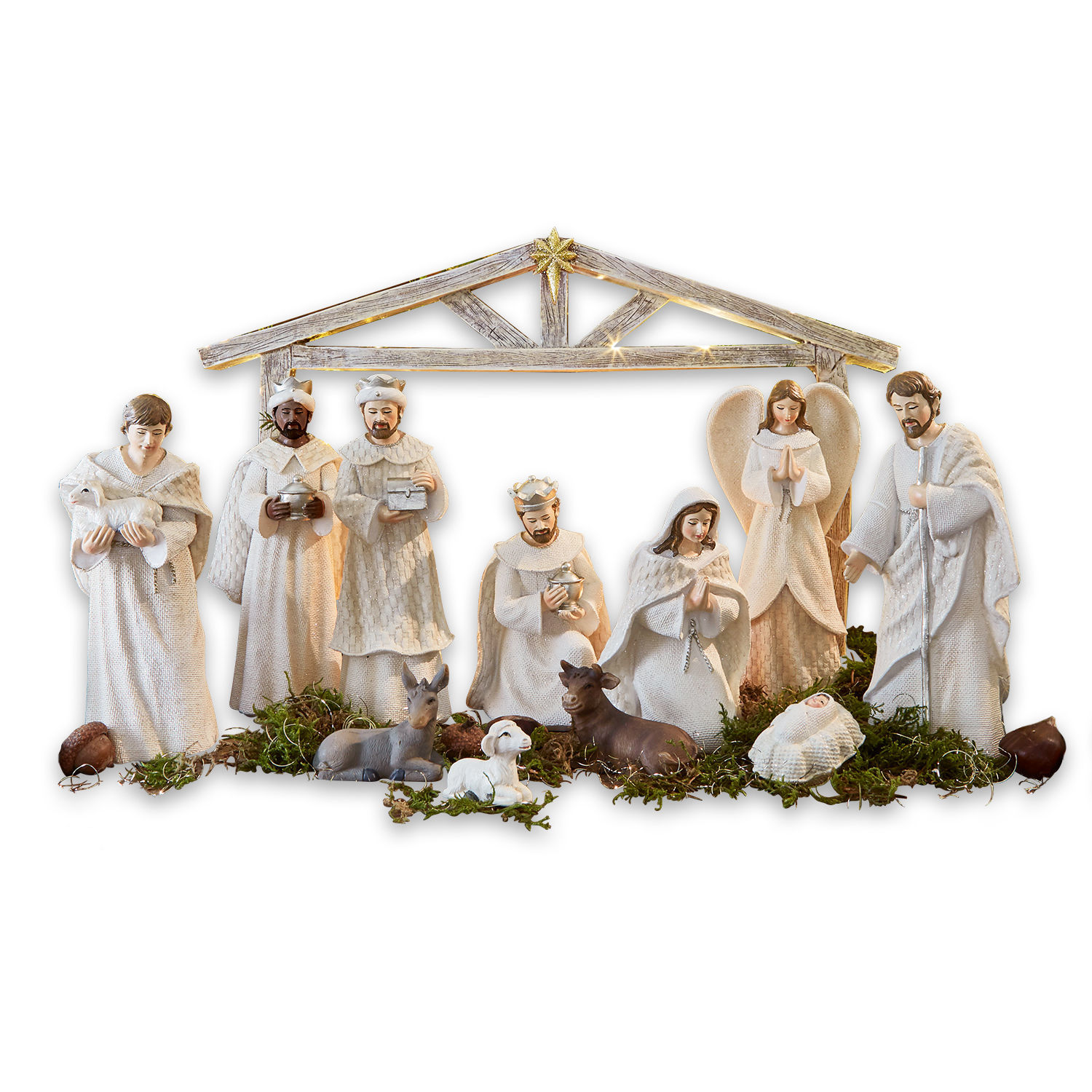 Set de 12 figuras de belén Santo