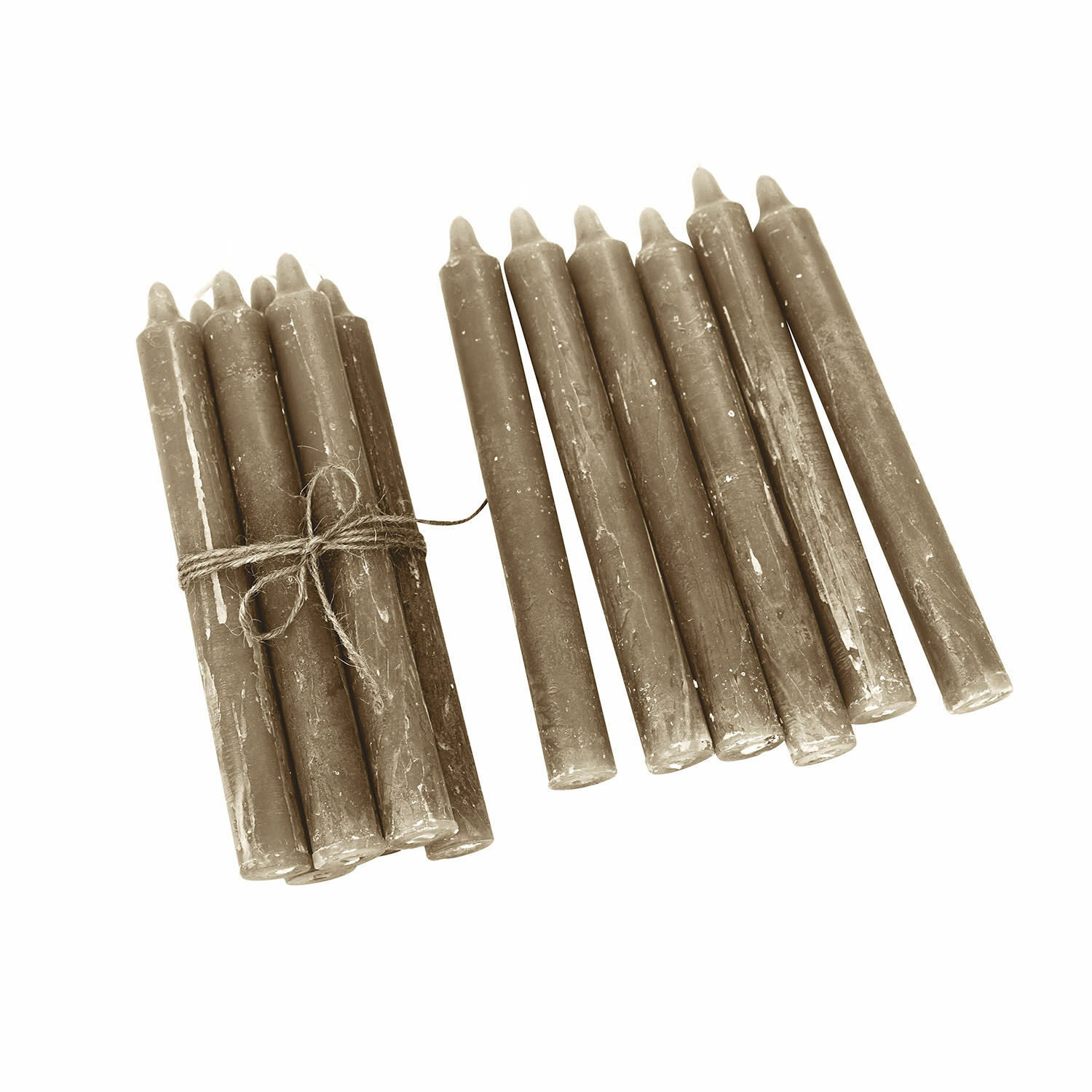 verde claro Set de 12 velas de cera verde claro, decoración y luz ambiental para el hogar