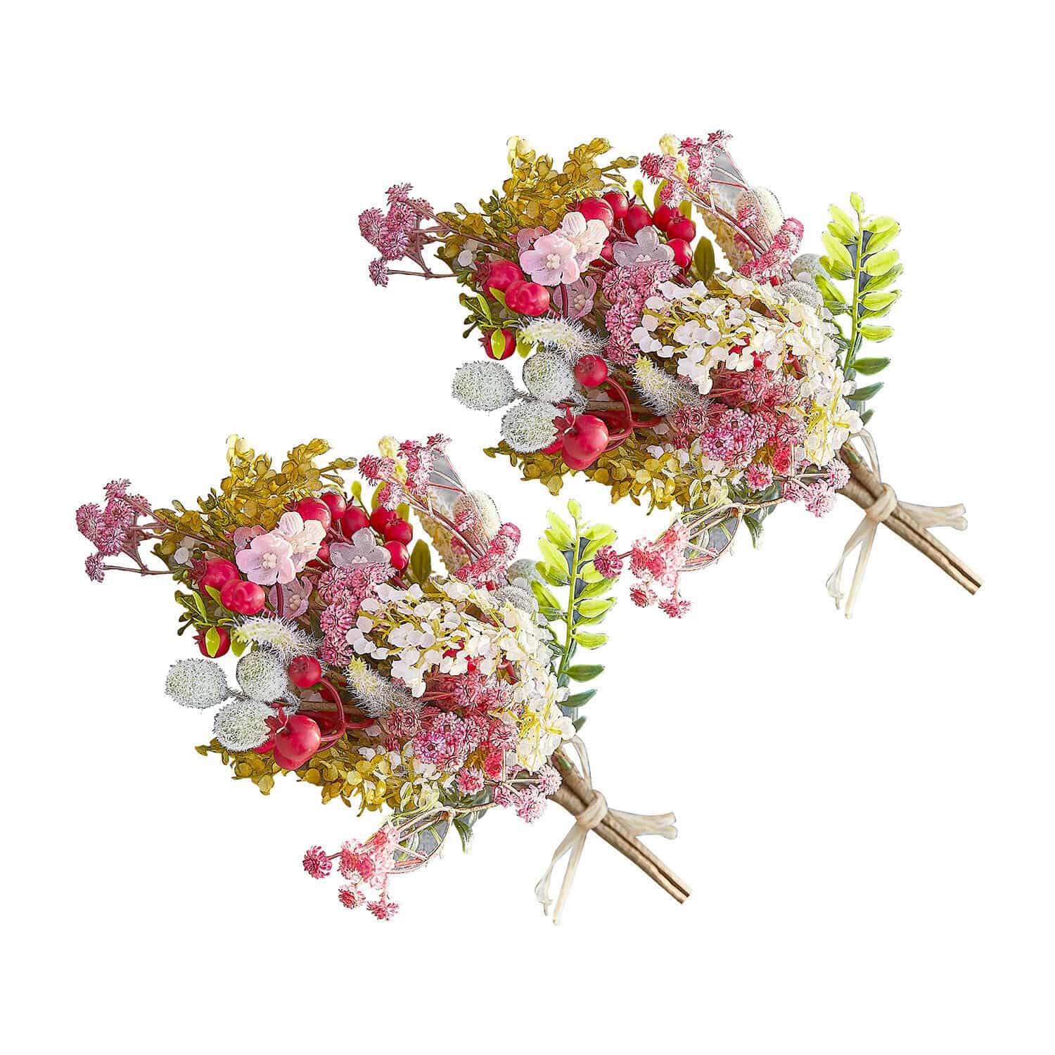 Set de 2 ramos de flores decorativos Selivane