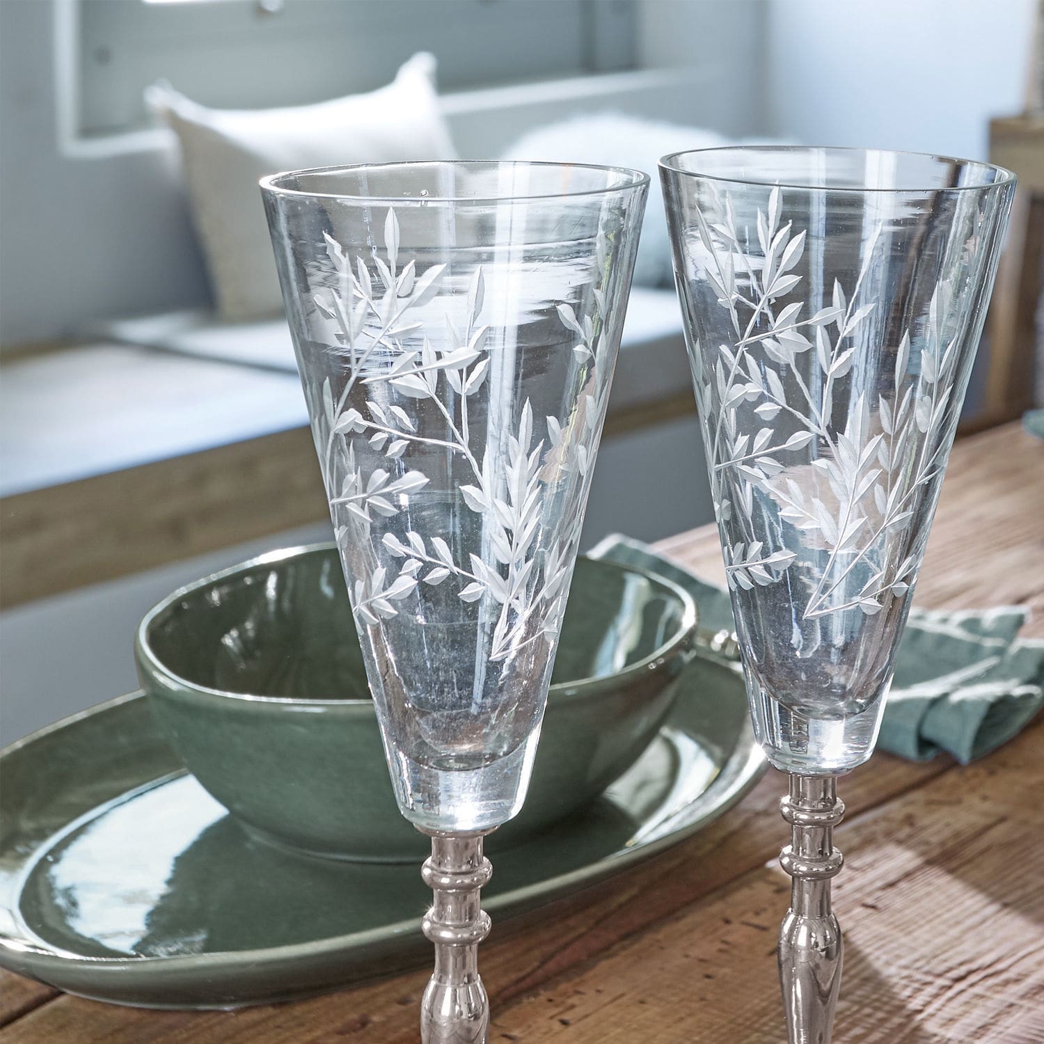 Set de 2 copas de champán Coralie