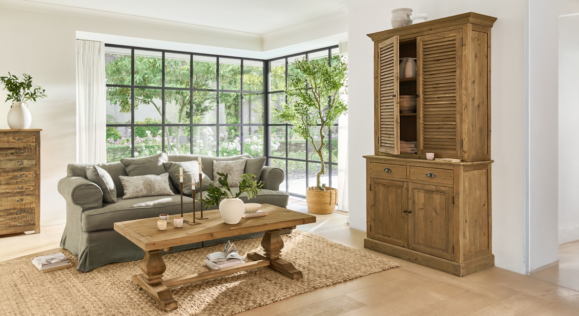 Verde oliva y madera