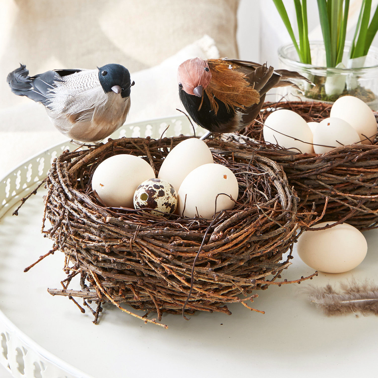 Set de 2 nidos decorativos Libers