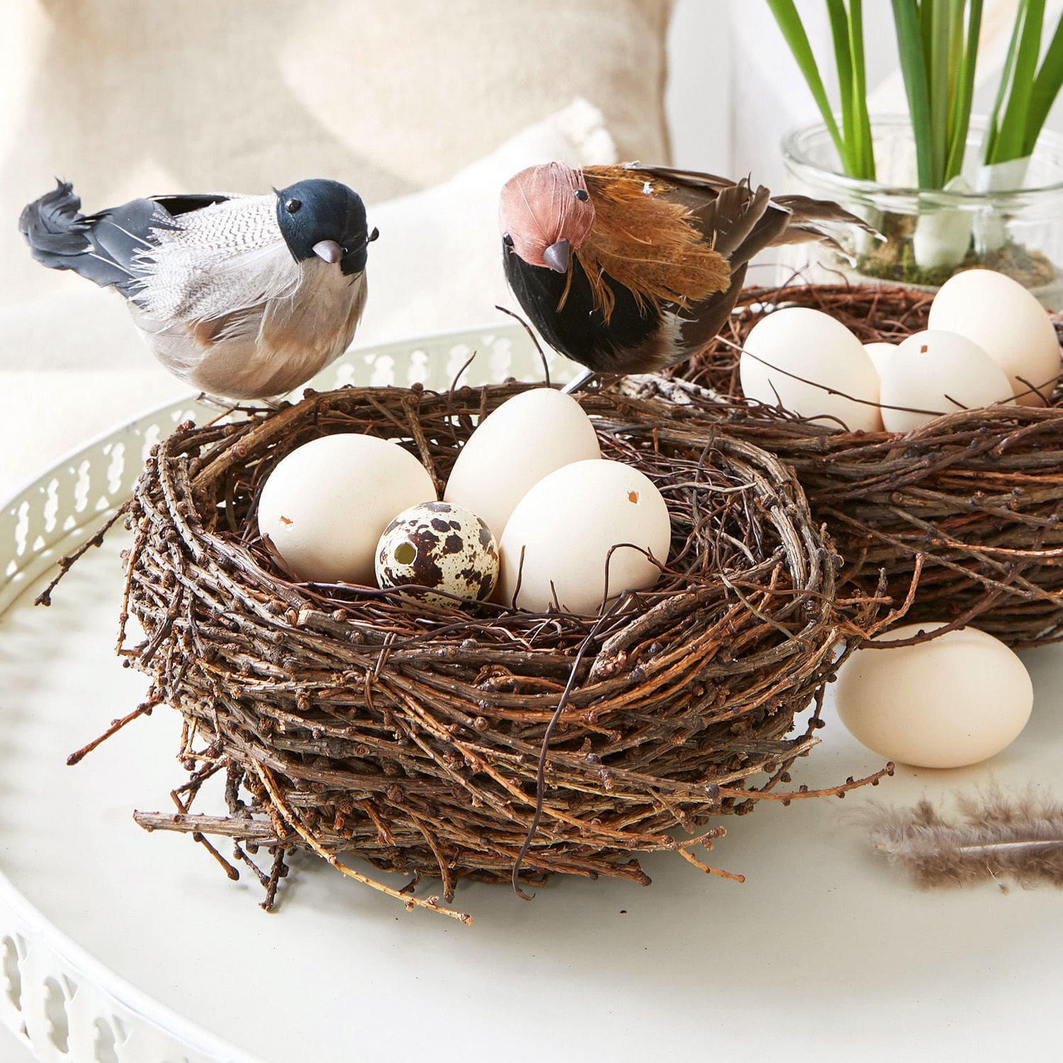 Set de 2 nidos decorativos Libers