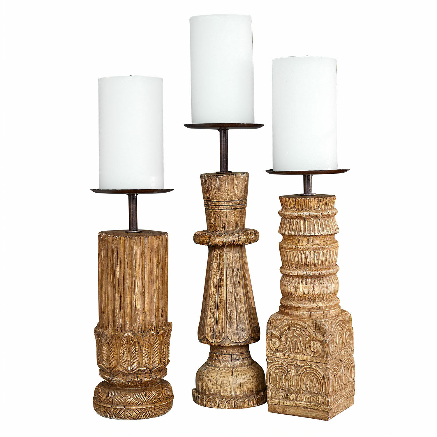 Set de 3 candeleros Zahirah