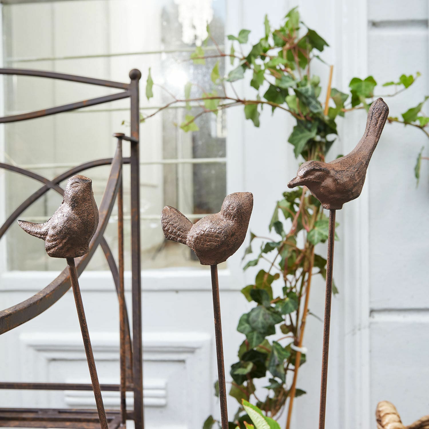 Set de 3 estacas de jardín decorativas Laver