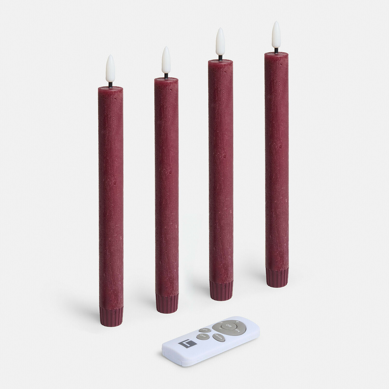 Set de 4 velas LED alargadas Eldsora