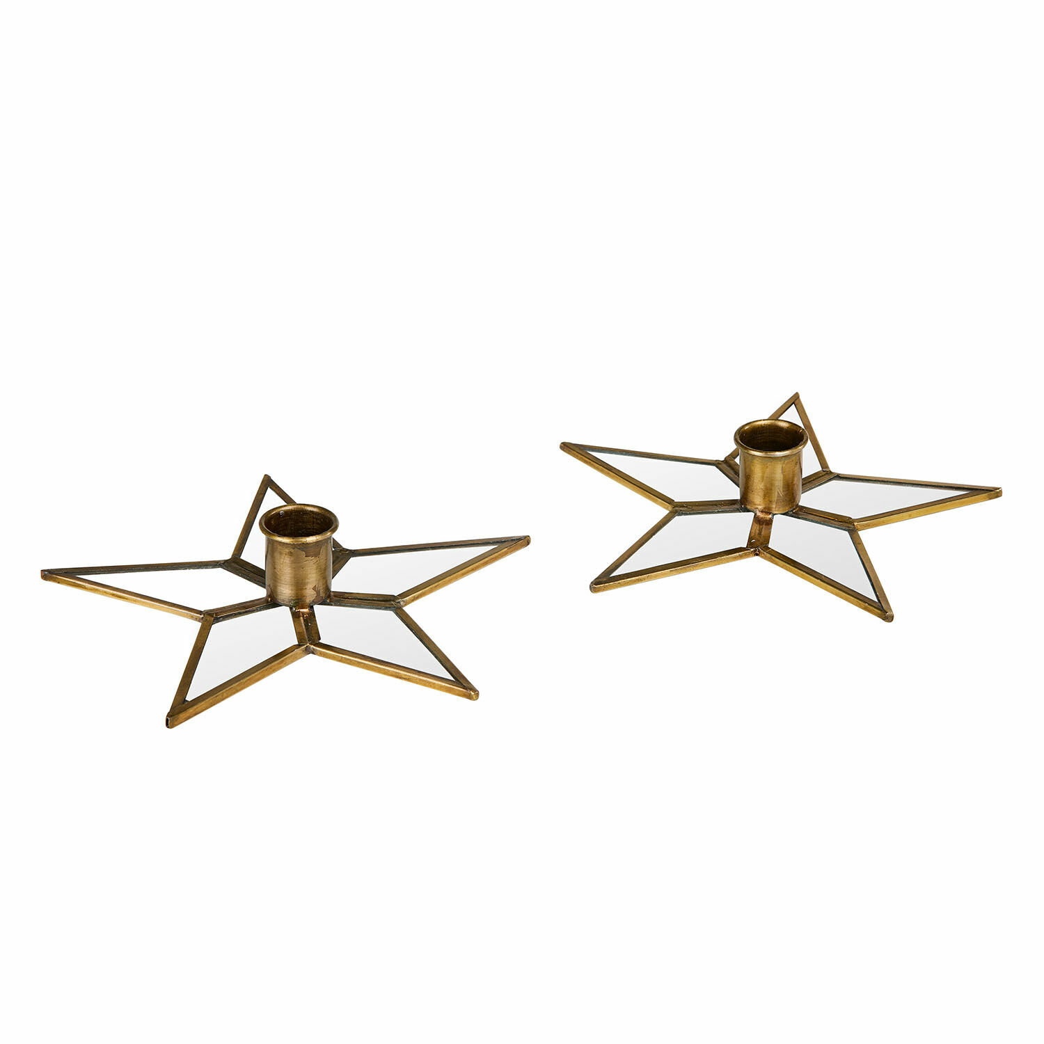 Juego de 2 candelabros Zaydan