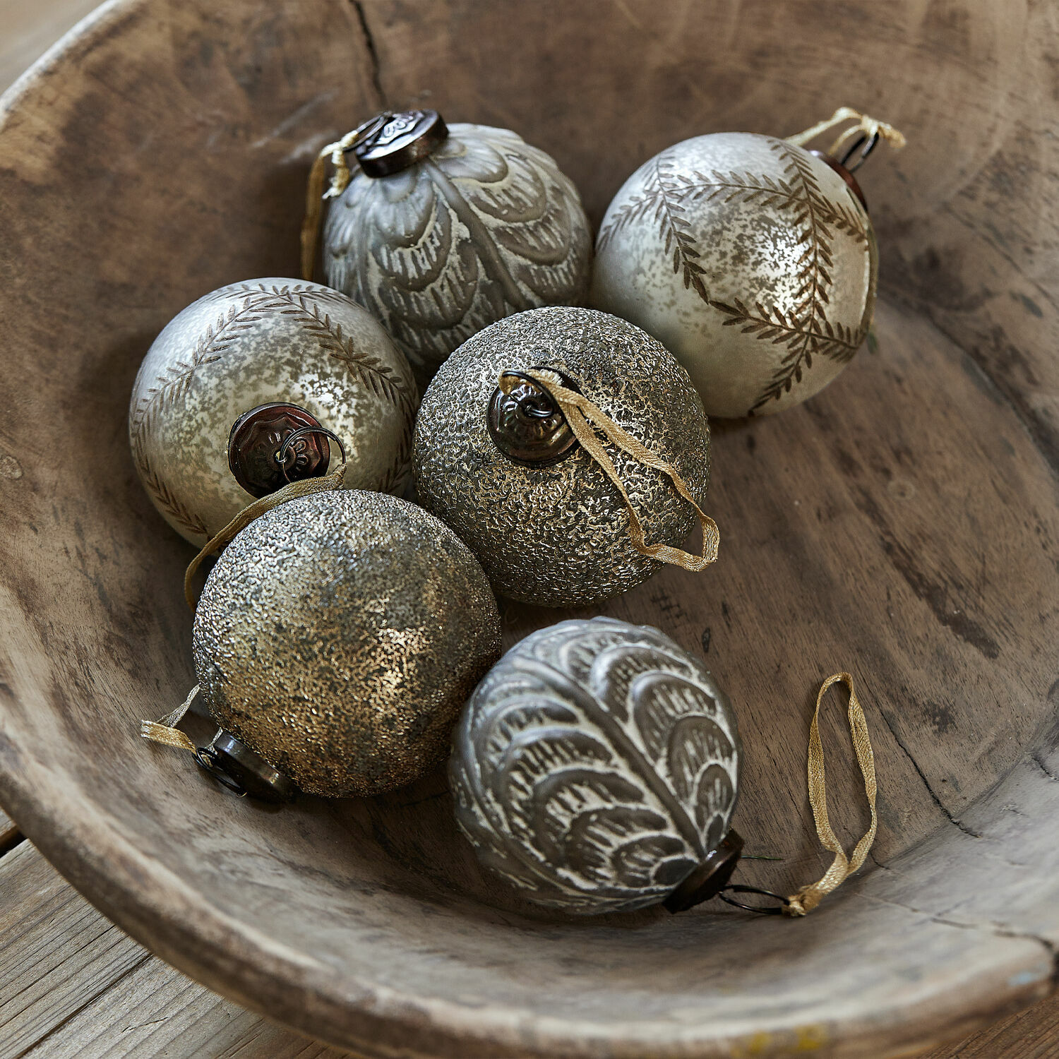 Set de 6 bolas de Navidad Hélisande