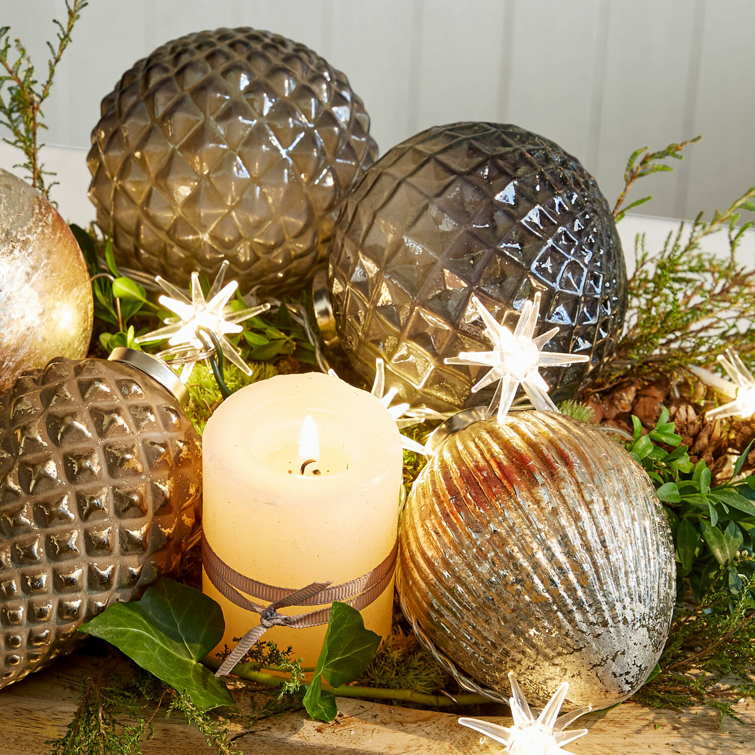 Set de 6 adornos navideños Layounne