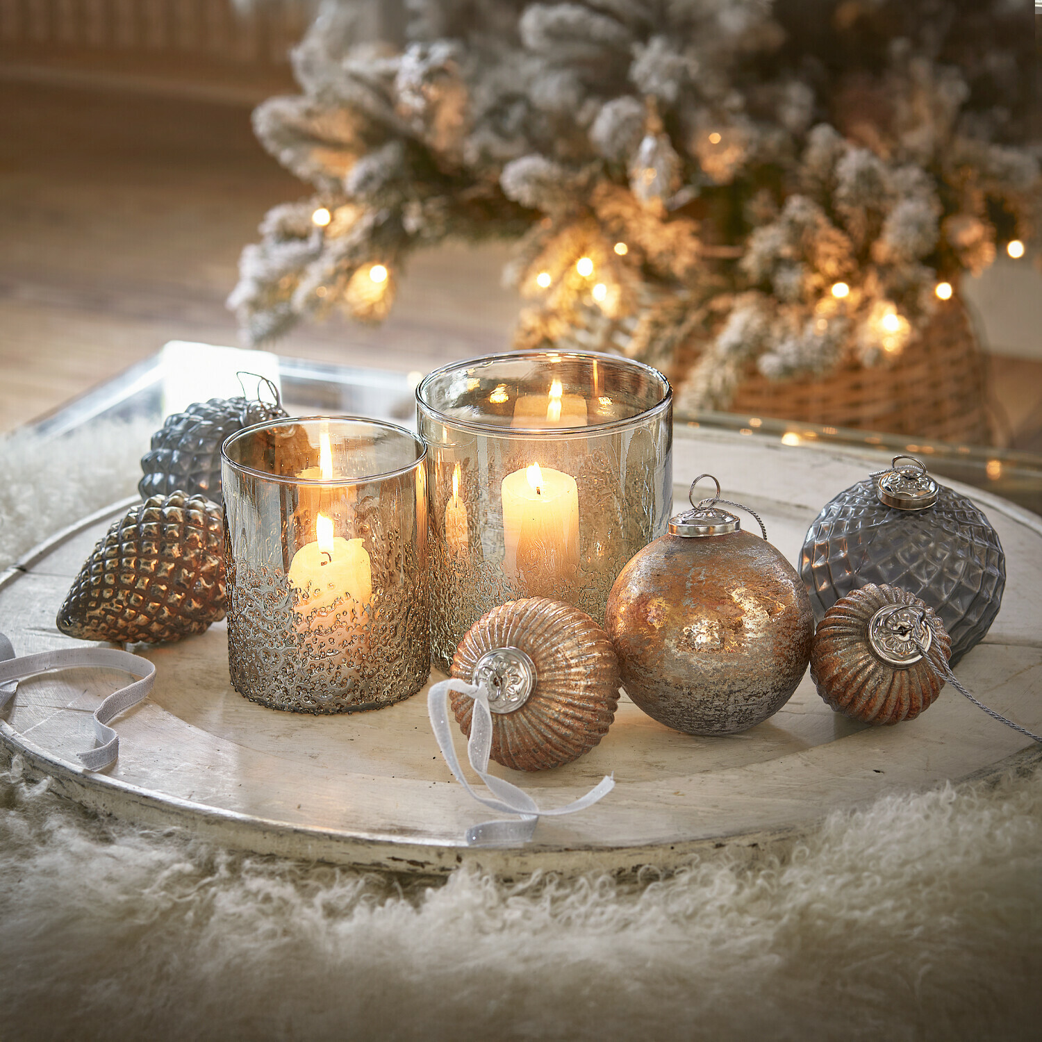 Set de 6 adornos navideños Layounne