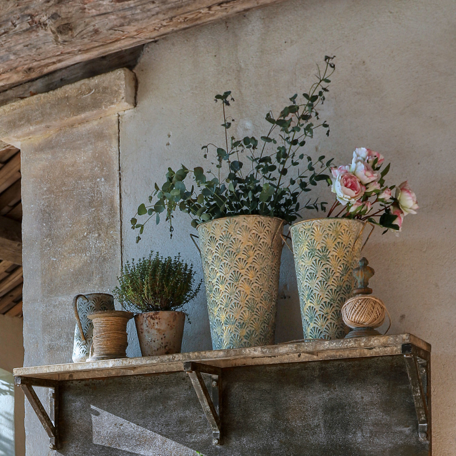 Set de 2 jarrones decorativos Iskele
