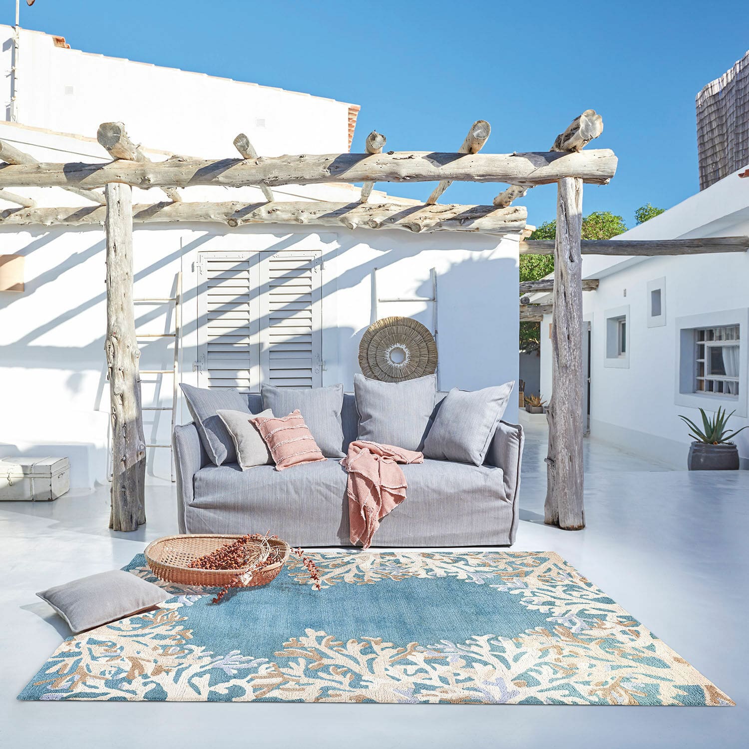 Alfombra para interior y exterior Dorlancourt