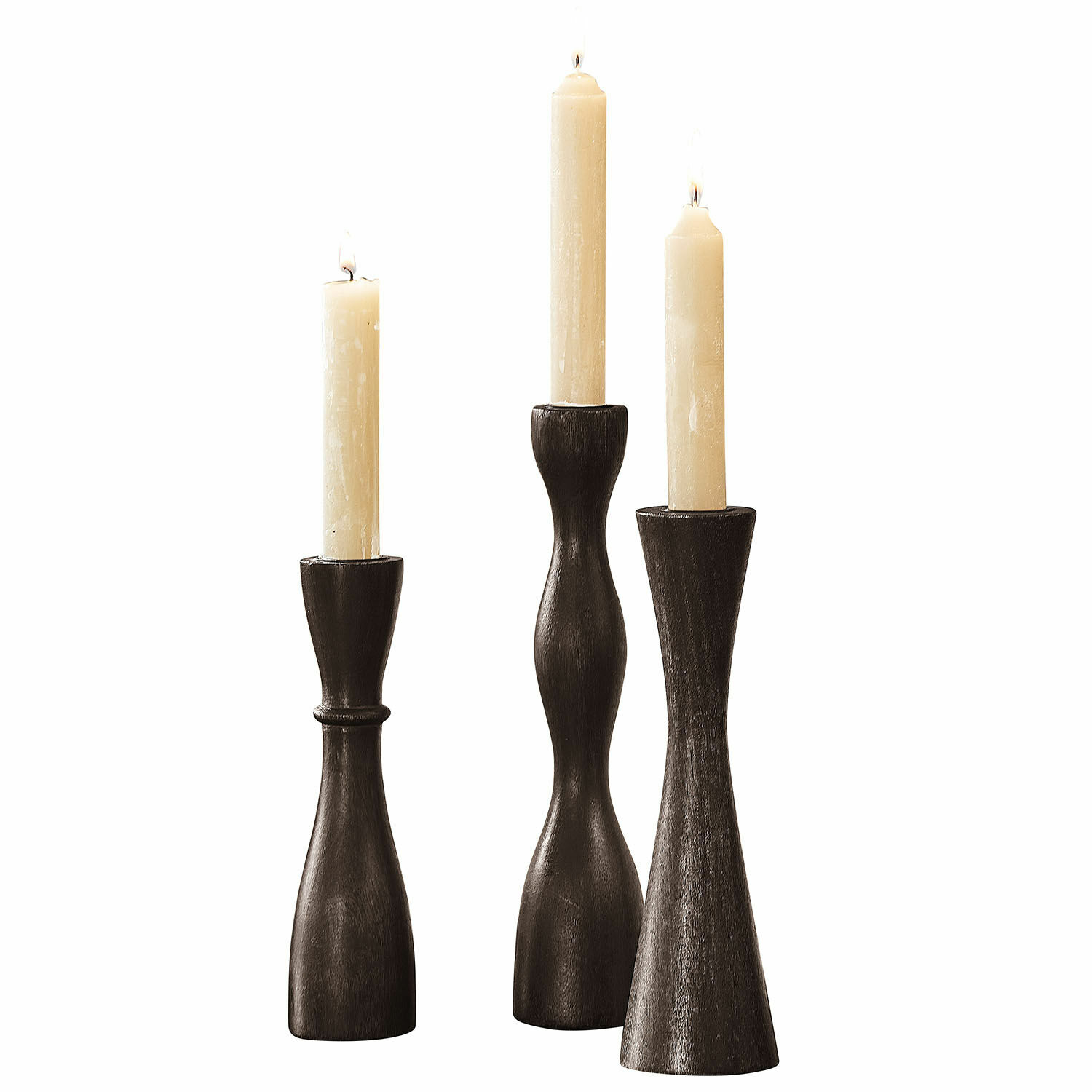 Set de 3 candeleros Méléandre