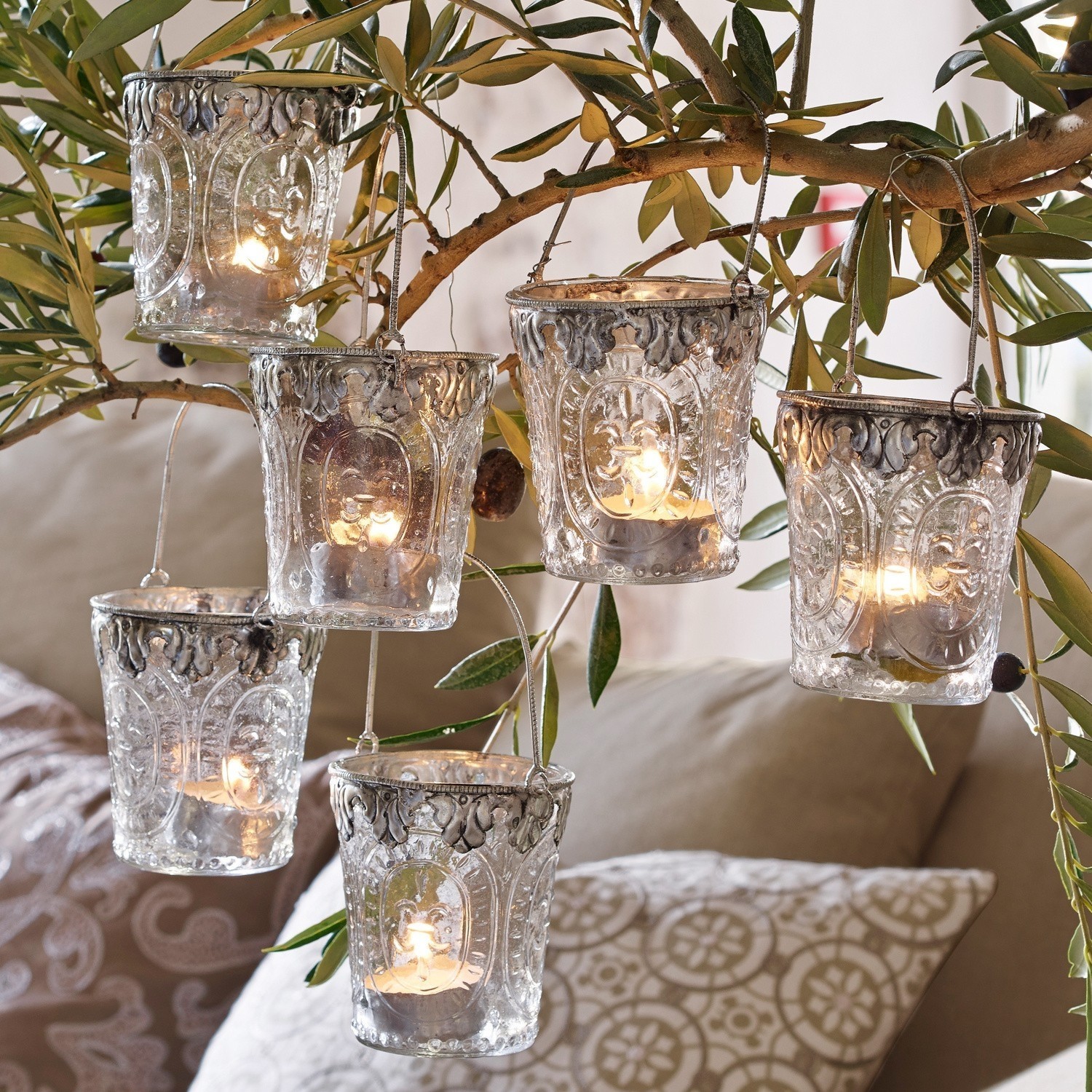Set de 6 farolillos Lisanne