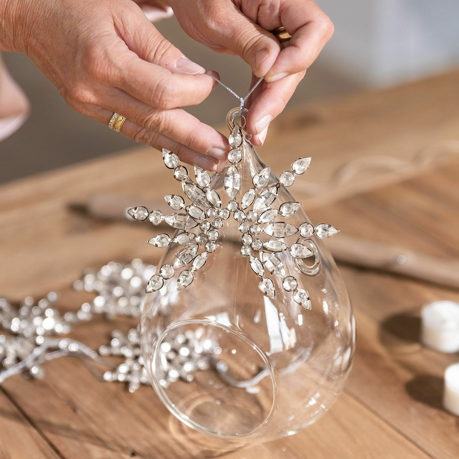 Set de 6 adornos navideños Valvi