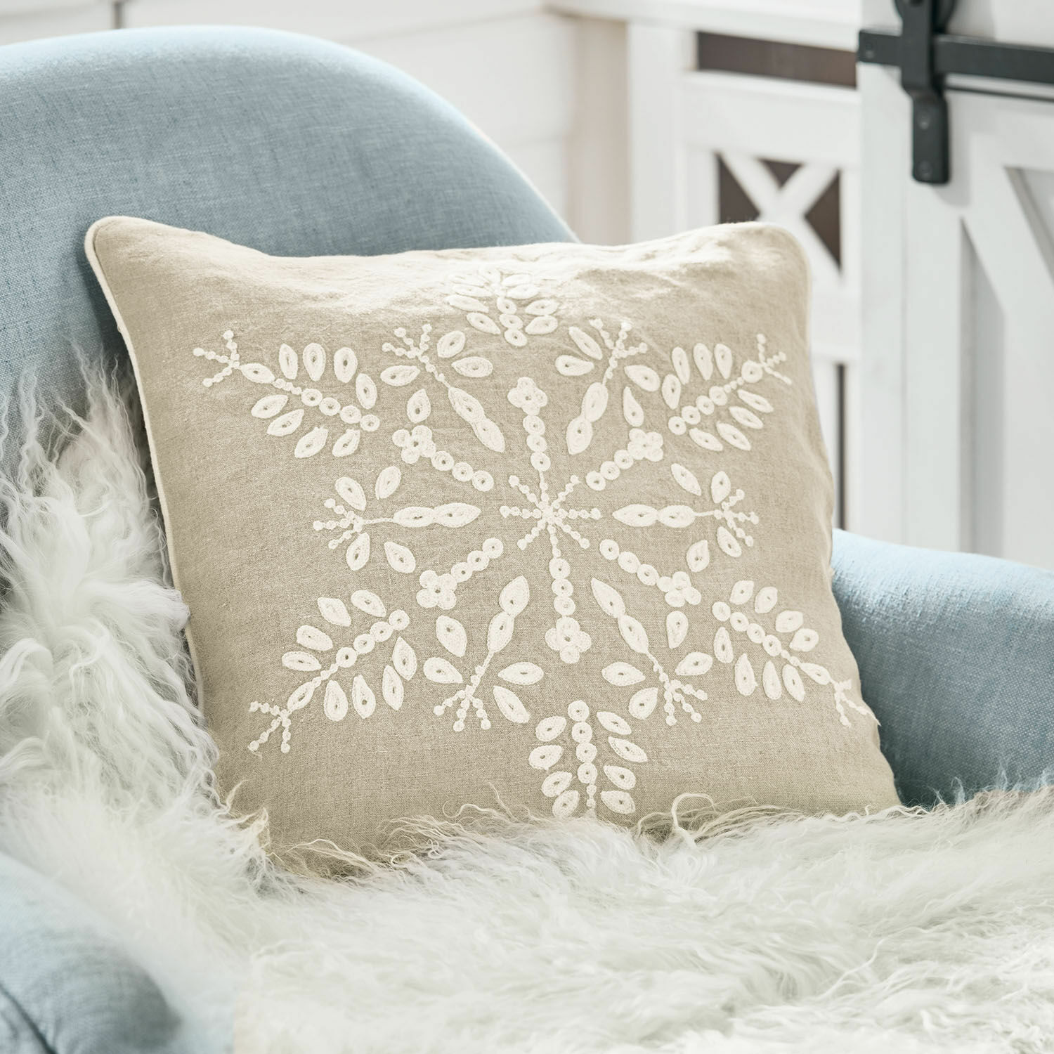 Funda de cojín Snowflake