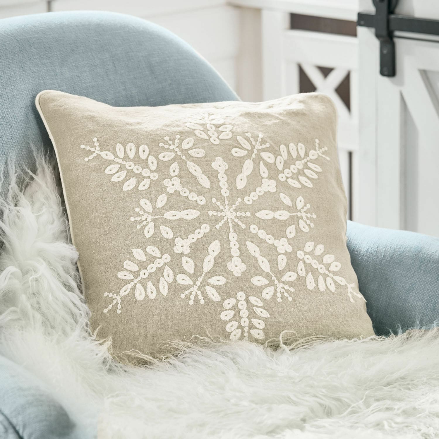 Funda de cojín Snowflake