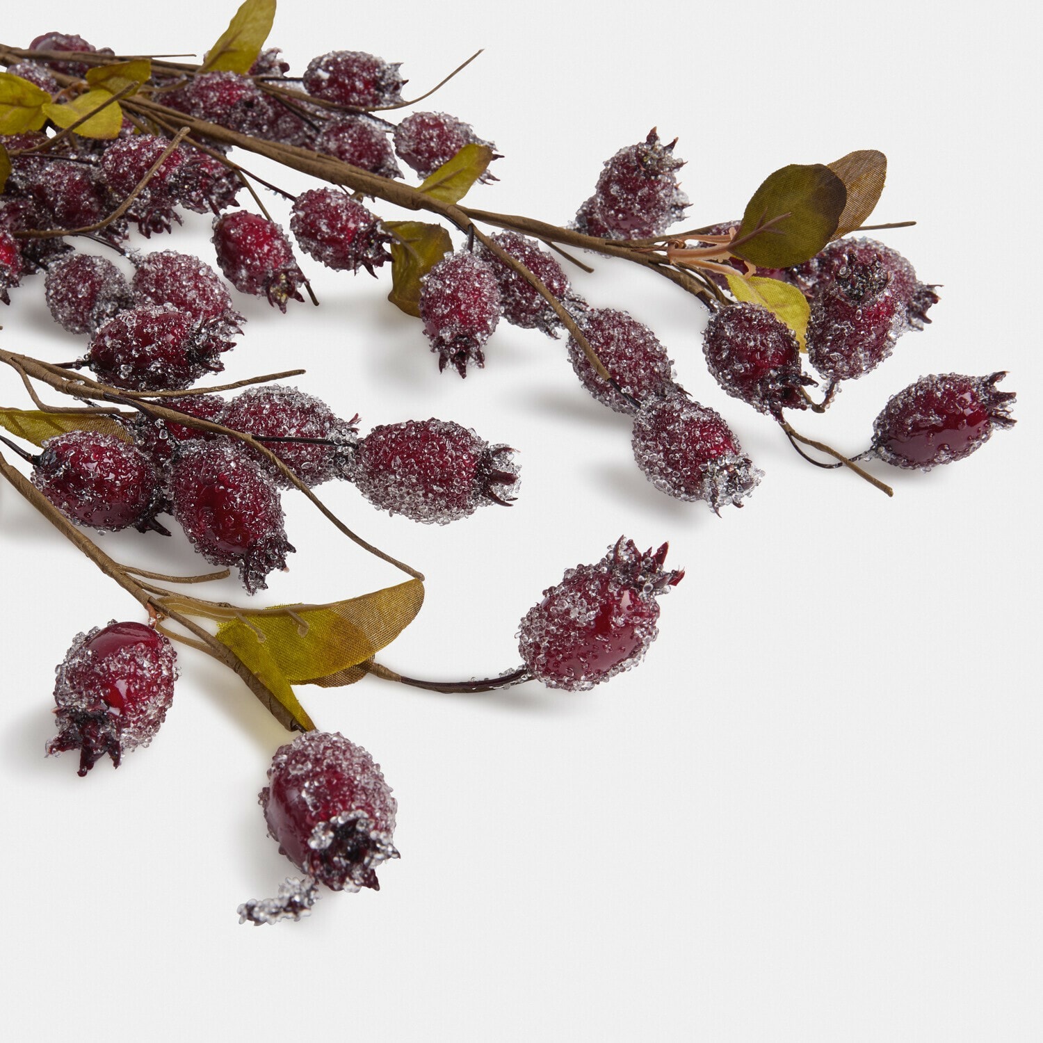 Set de 3 ramas artificiales de escaramujo Buttonbush