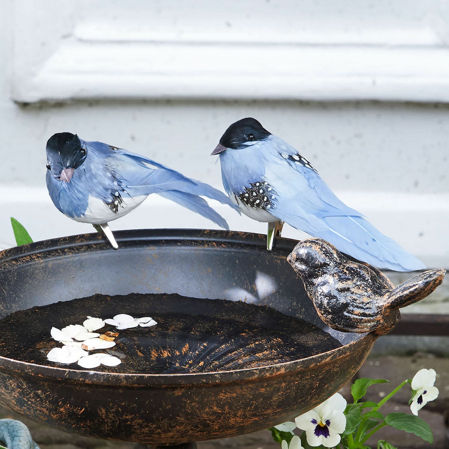 Set de 2 pájaros decorativos Penelopé