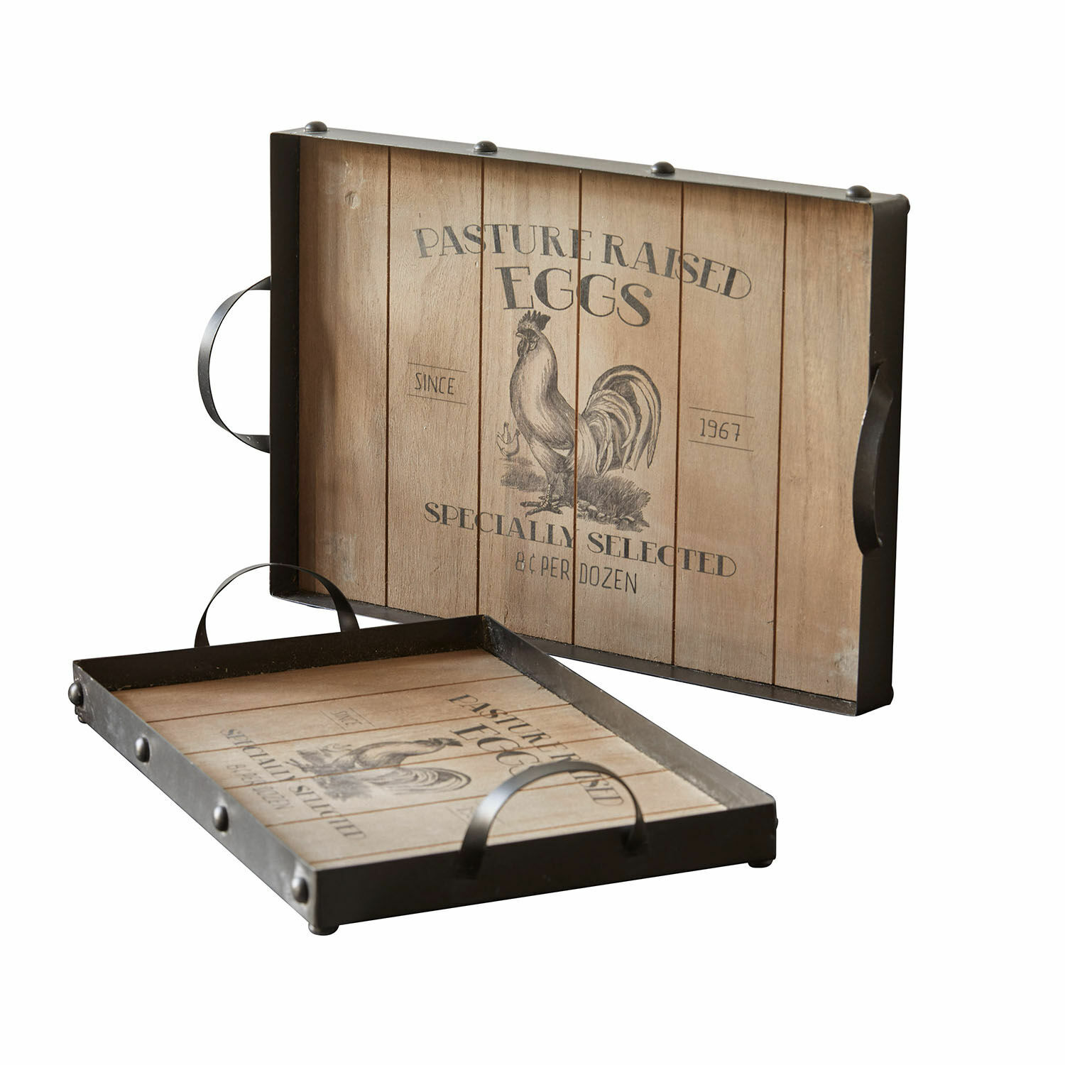 Set de 2 bandejas Nobles